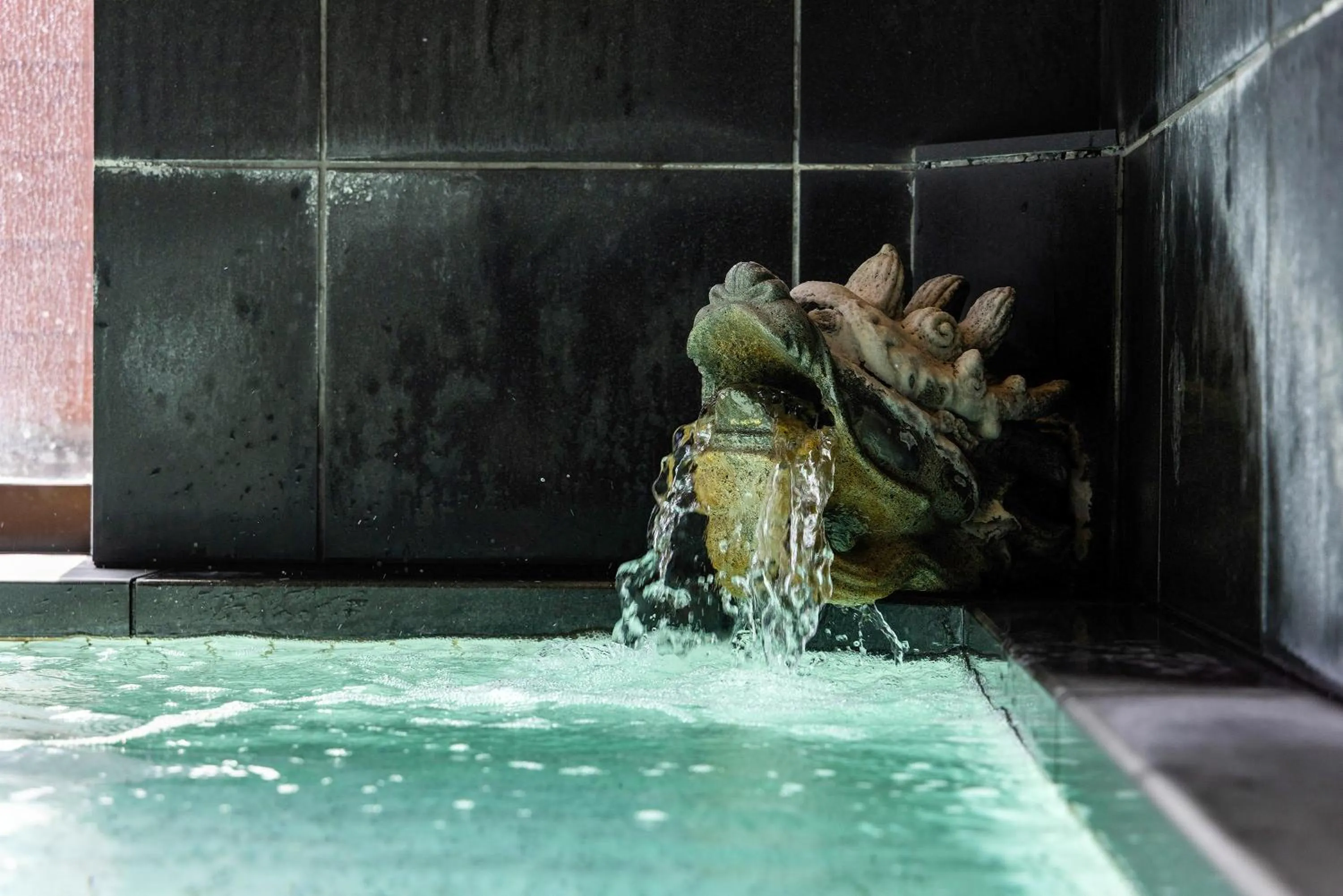 Hot Spring Bath in Shinyu no Yado SAZANA
