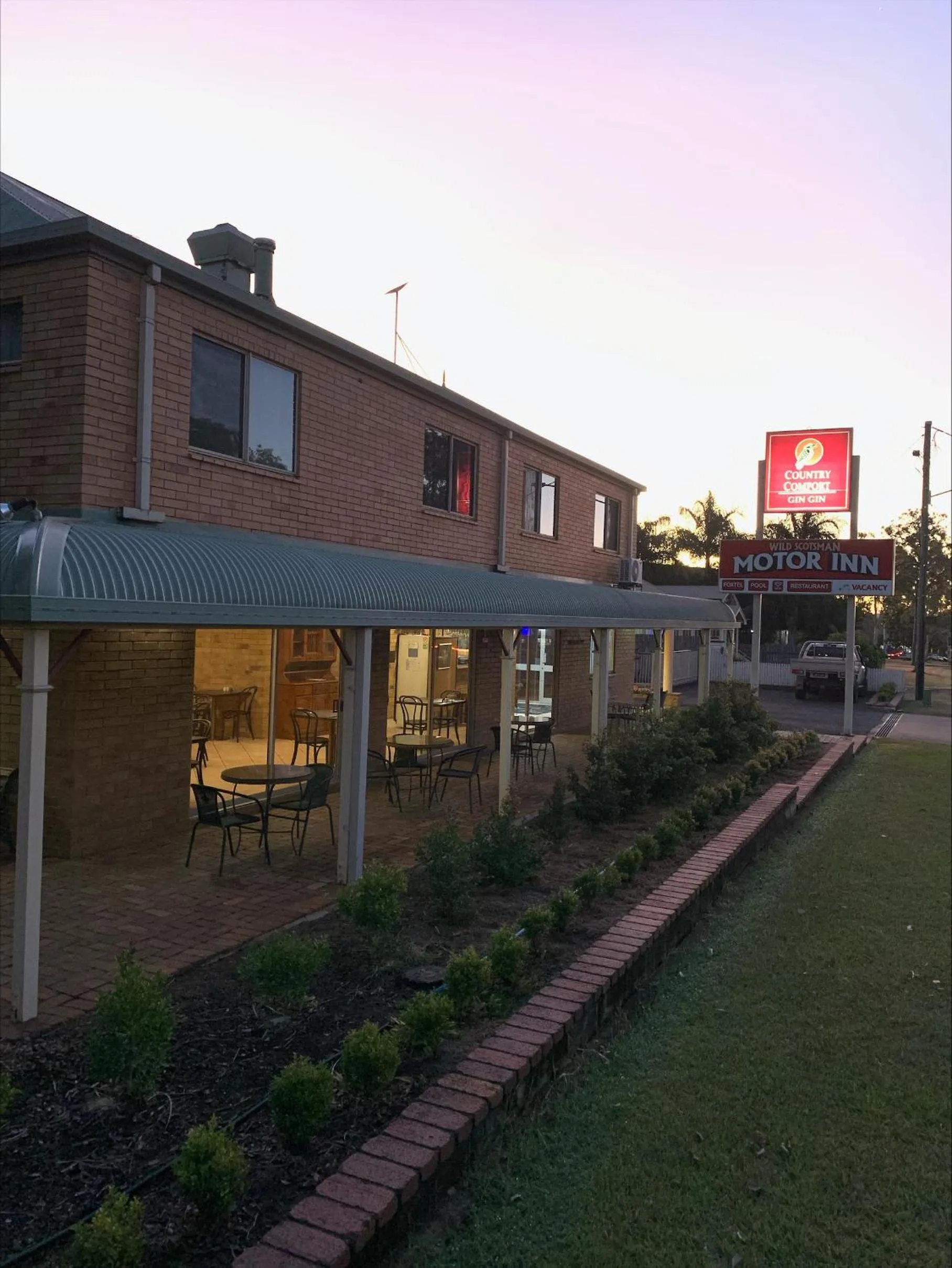 Property building in Wild Scotsman Motor Inn Gin Gin QLD