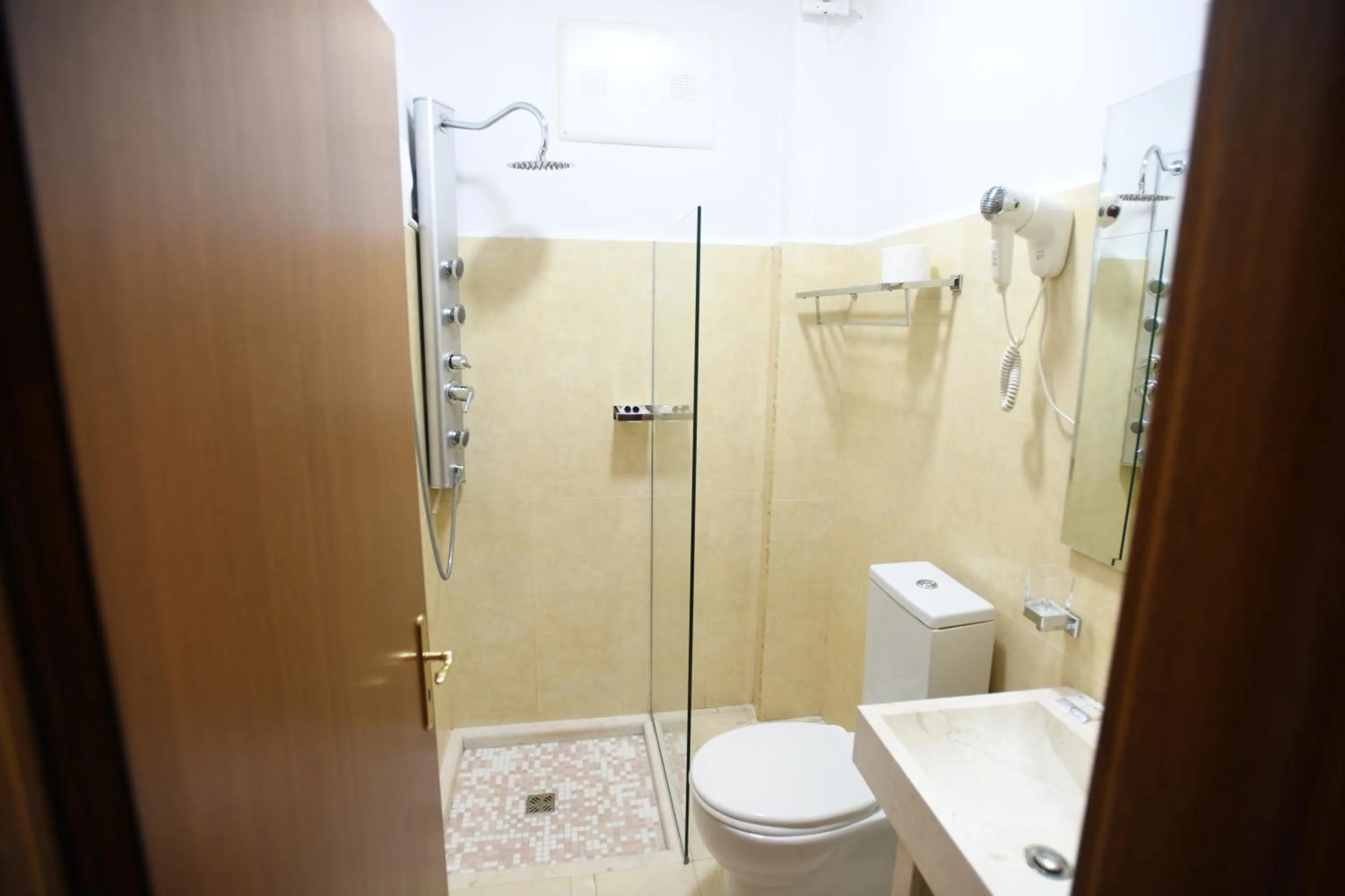 Shower in Hotel Gega