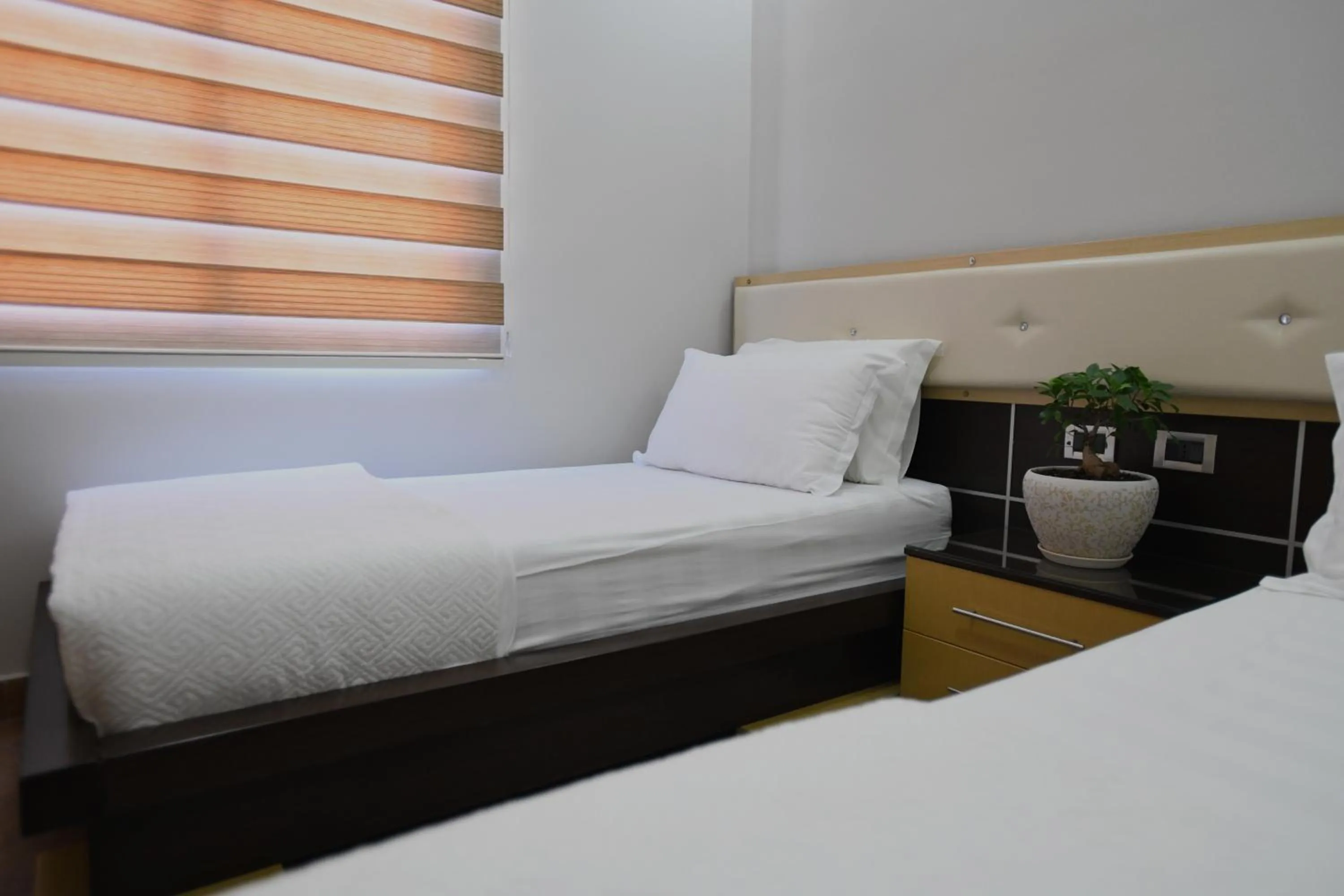 Spring, Bed in Hotel Gega