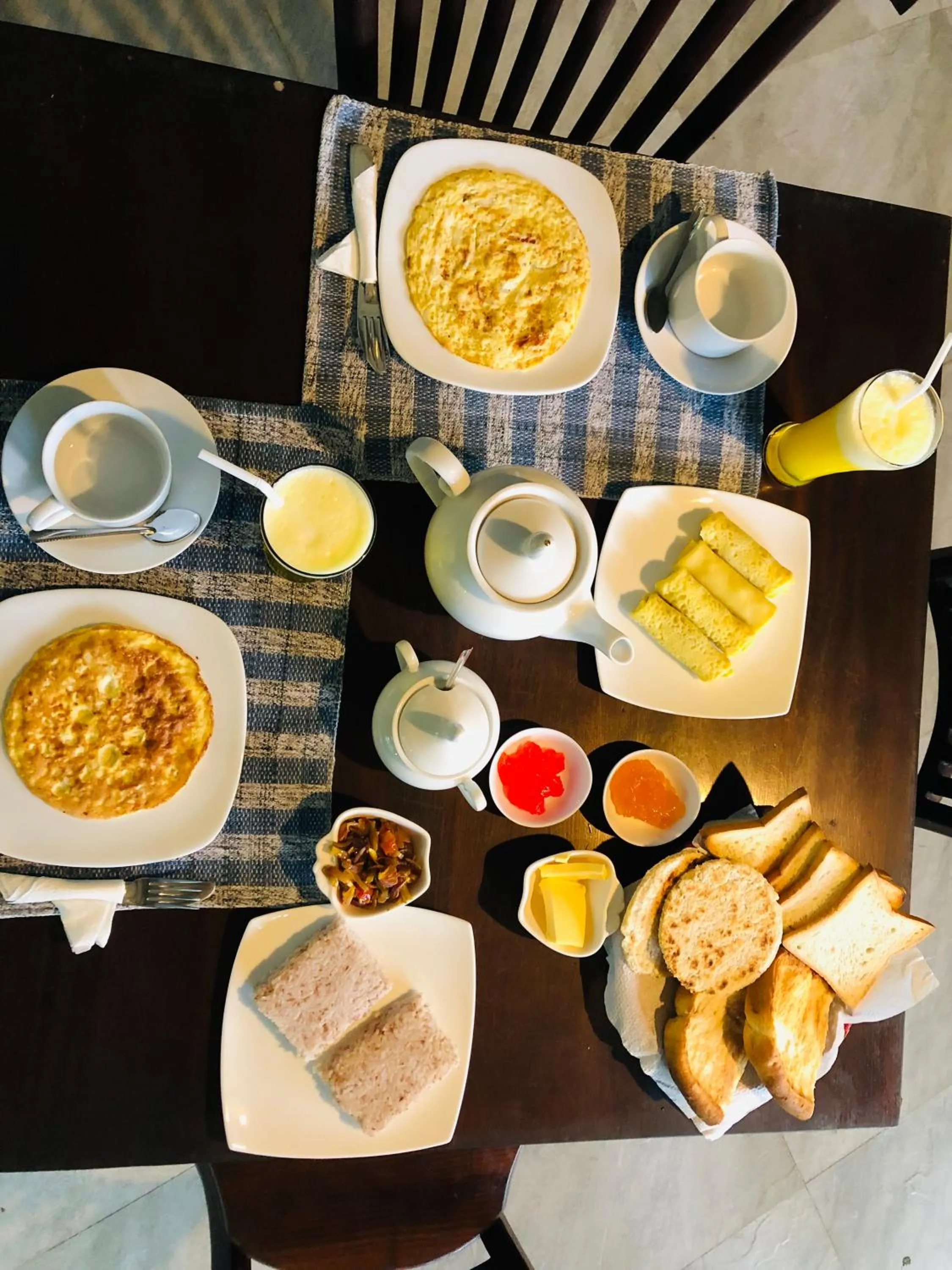 Breakfast in Tinara River Inn, Weligama