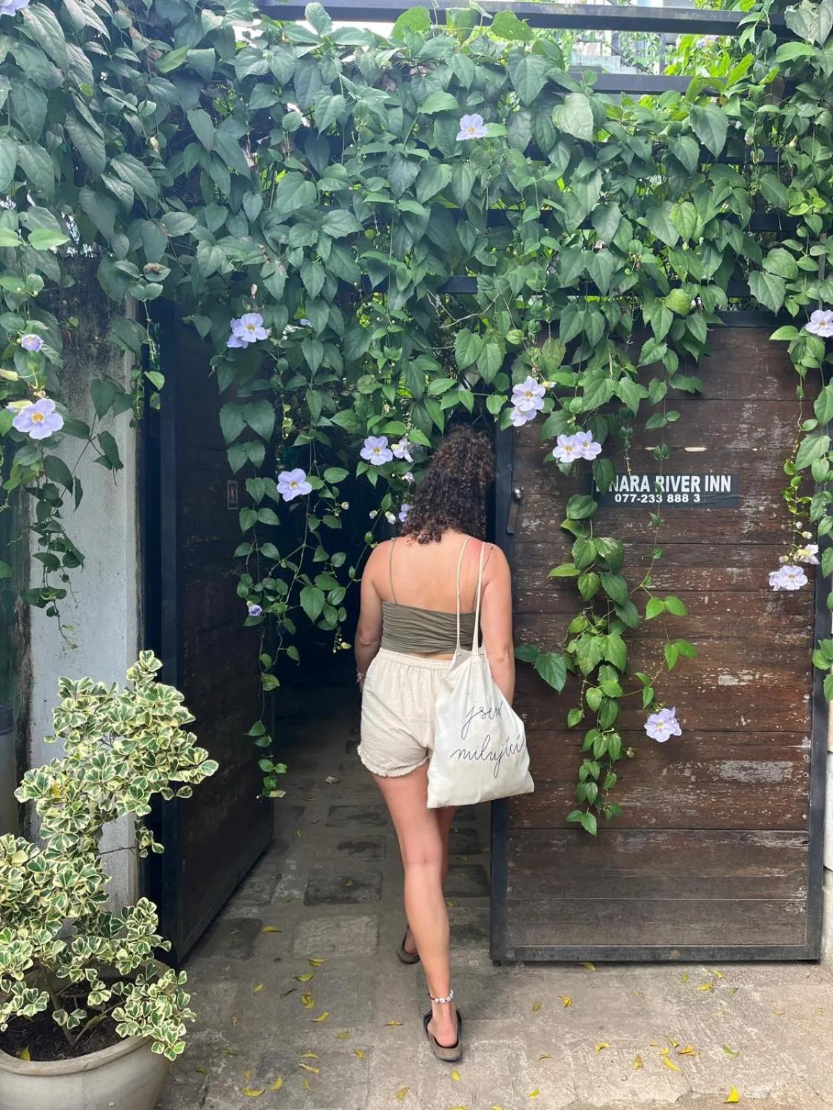 Facade/entrance in Tinara River Inn, Weligama