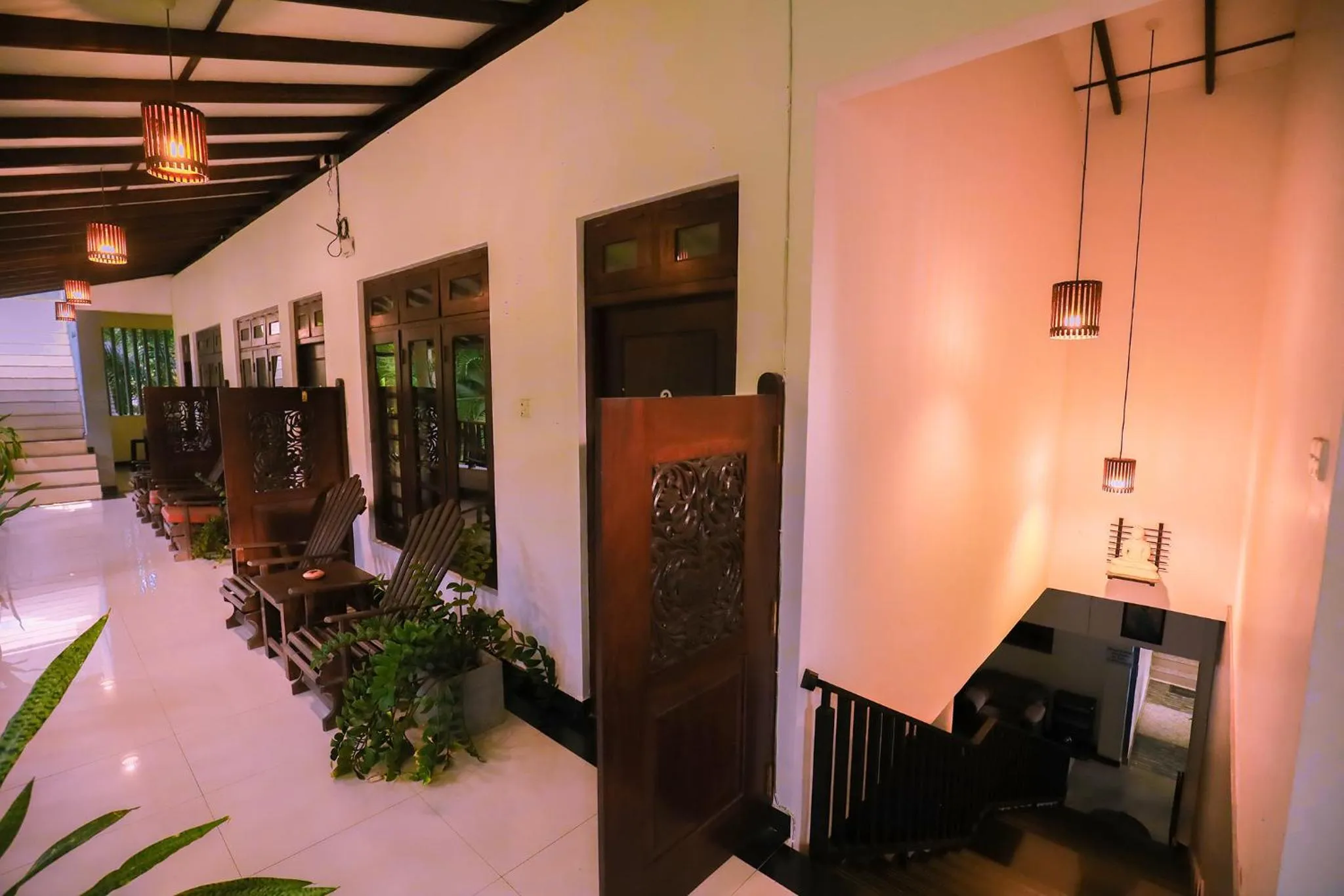 Balcony/Terrace in Tinara River Inn, Weligama