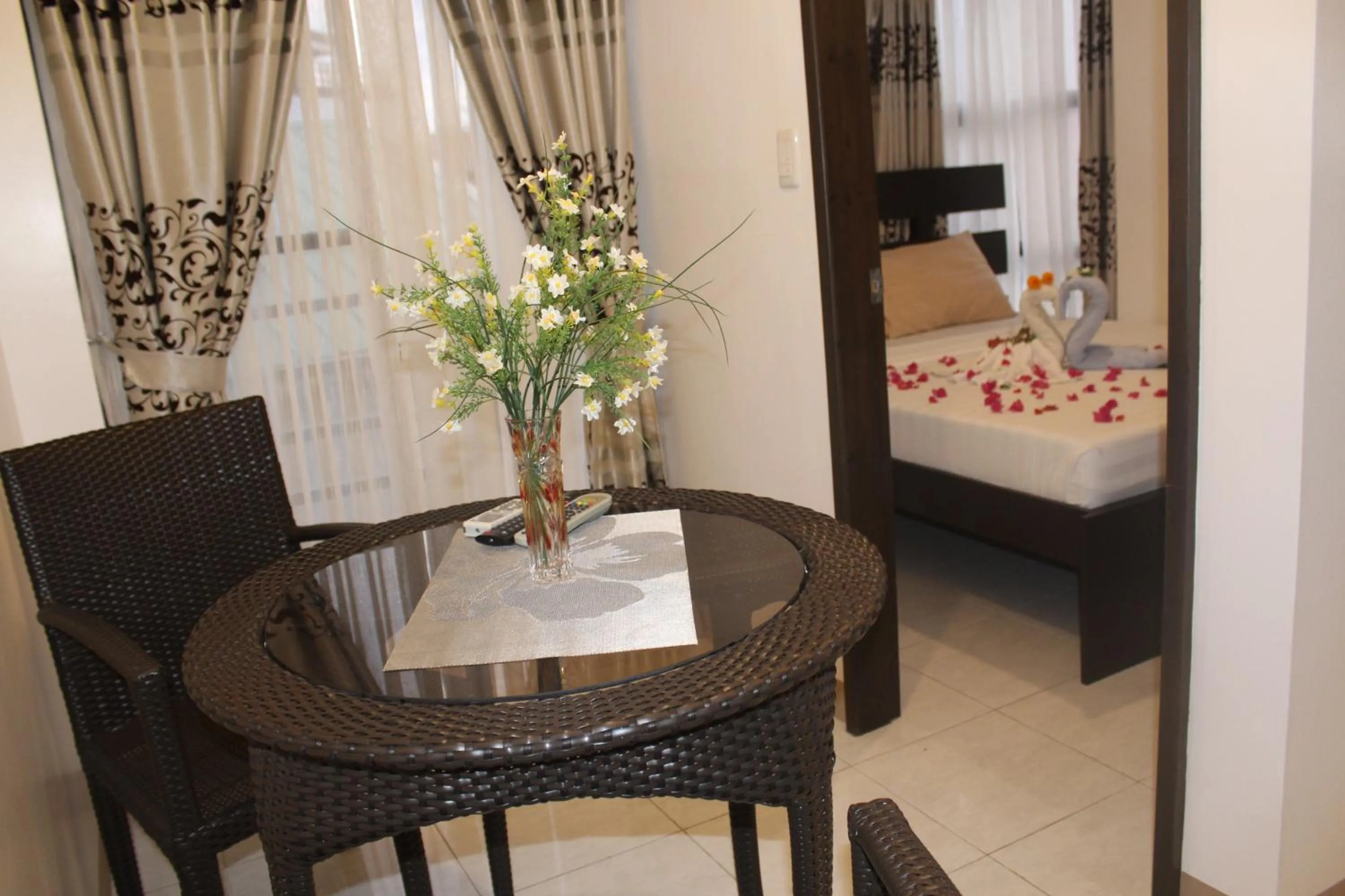 Bedroom, Bed in Anahaw Studio Suites