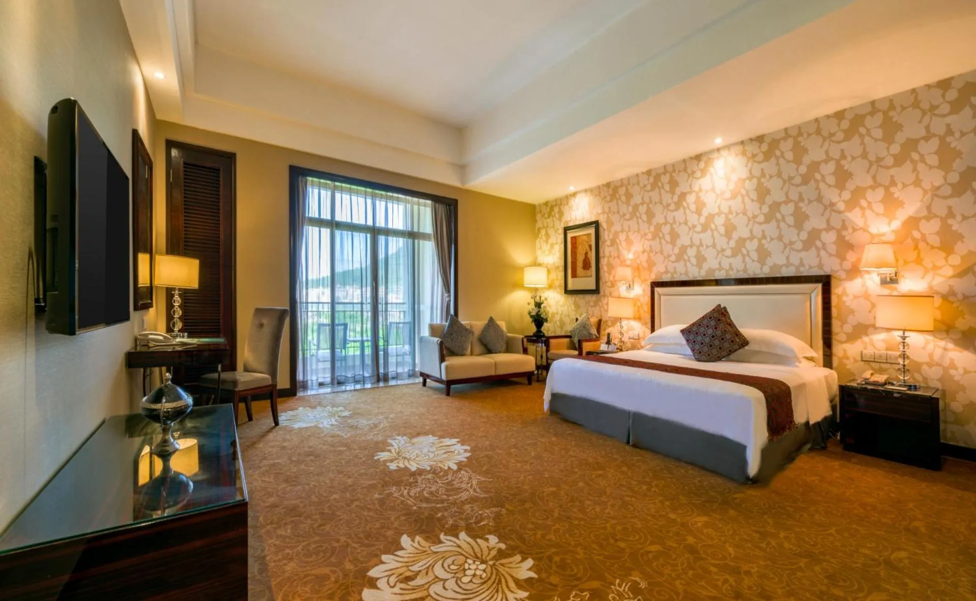 Bed in Country Garden Phoenix Hotel Huizhou Huiyang