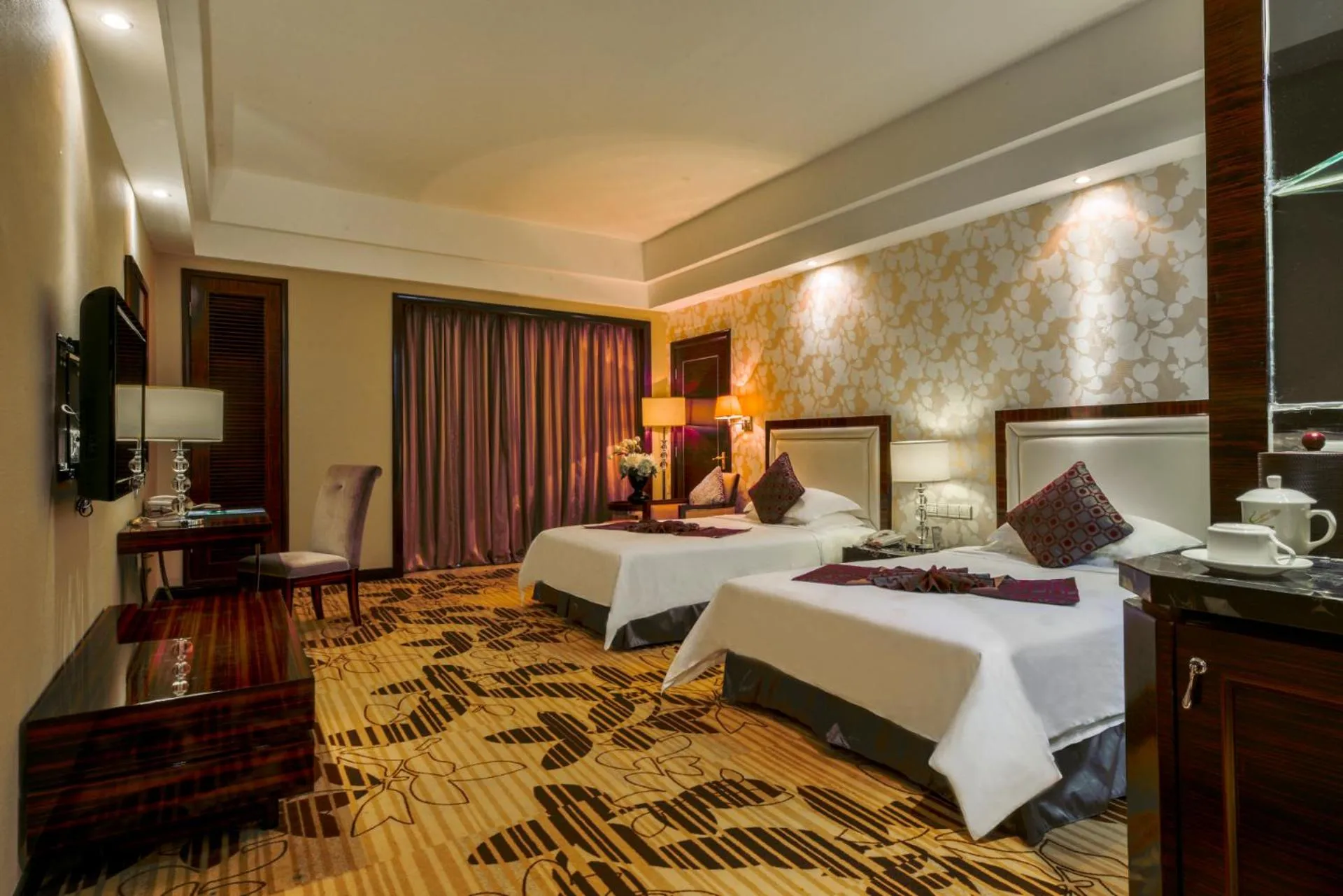 Bed in Country Garden Phoenix Hotel Huizhou Huiyang