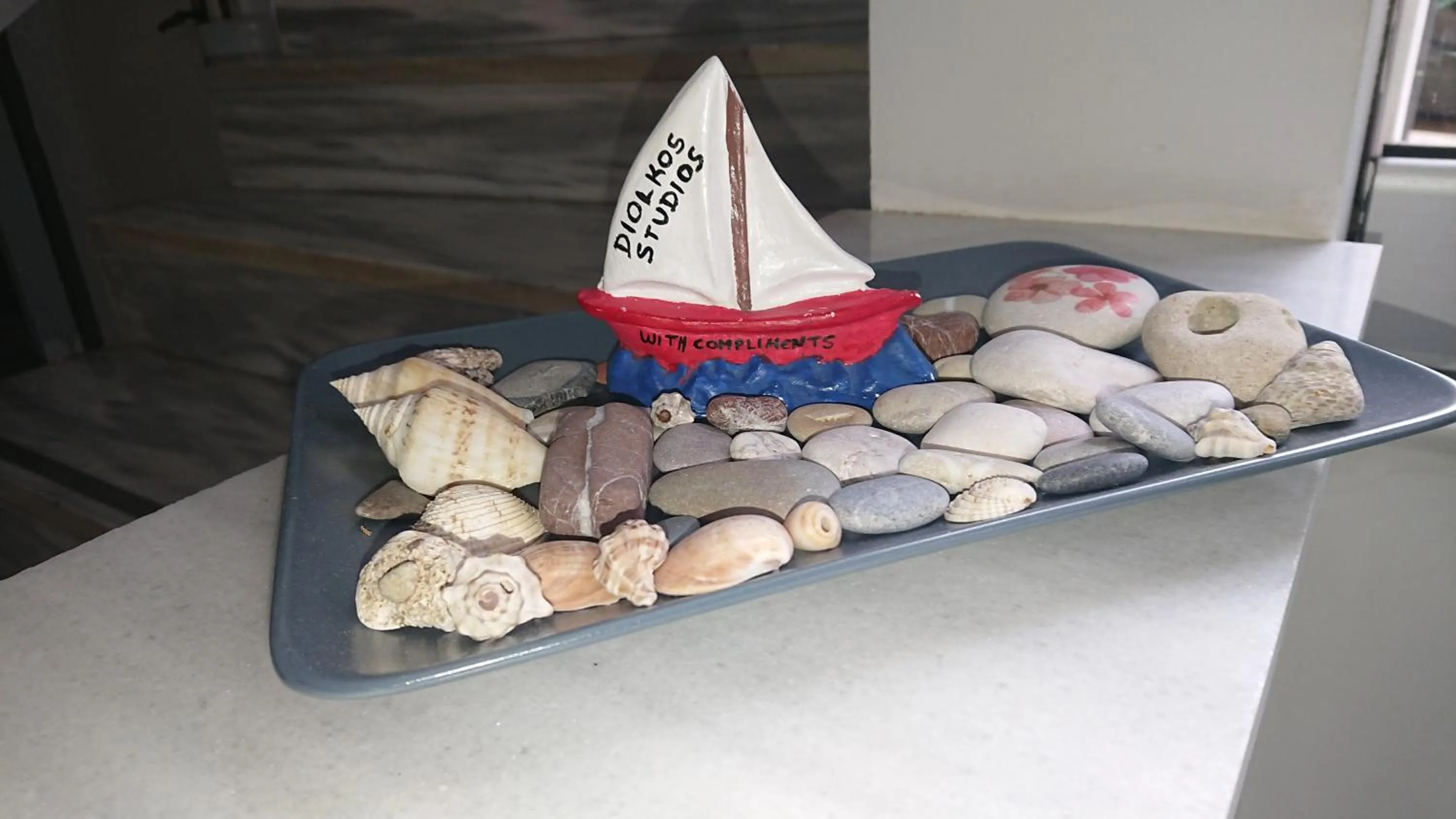 Decorative detail in Diolkos Studios