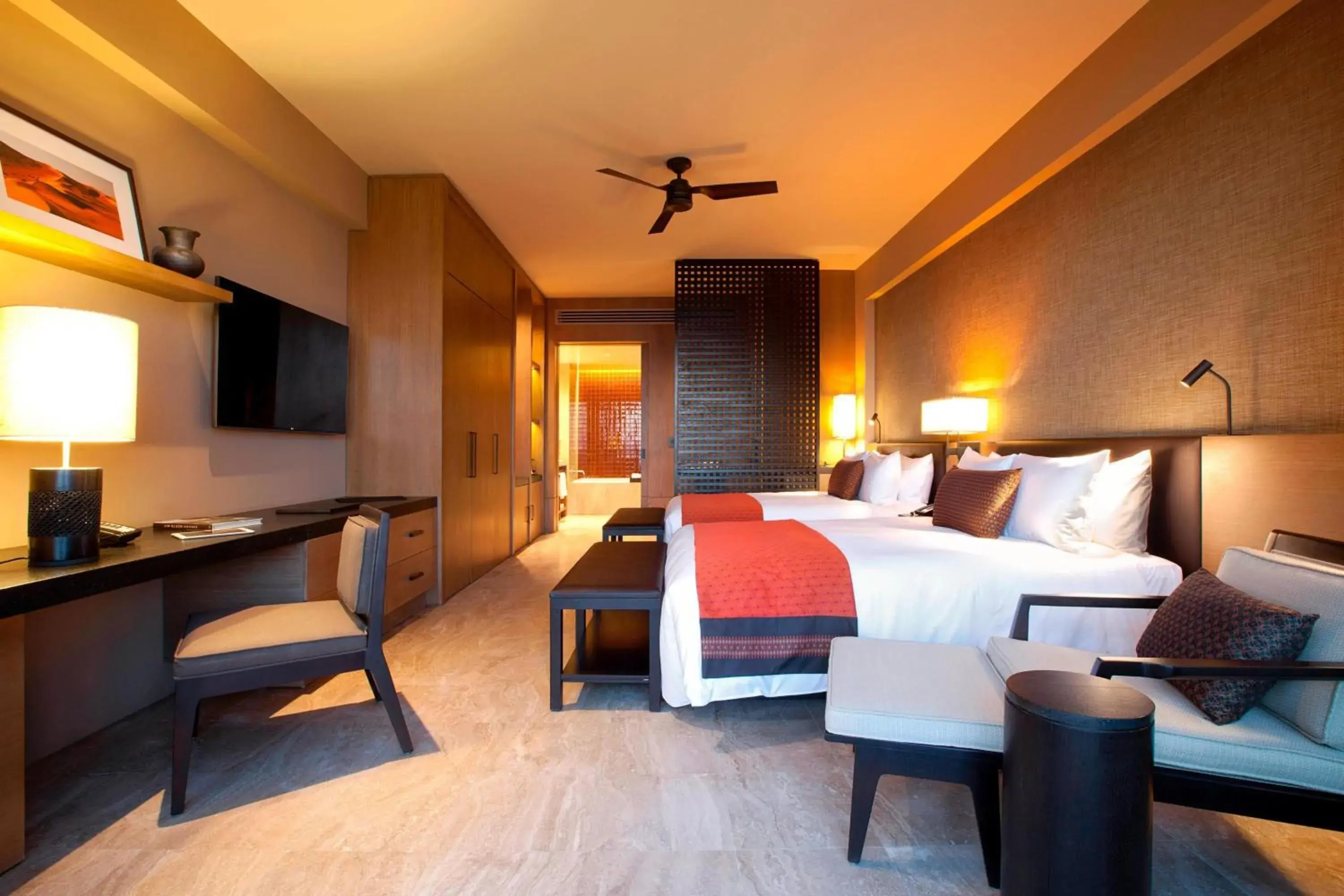 Deluxe Guest room, 2 Double, Ocean facing view, Balcony in JW Marriott Los Cabos Beach Resort & Spa Deluxe Guest room, 2 Double, Ocean facing view, Balcony in JW Marriott Los Cabos Beach Resort & Spa