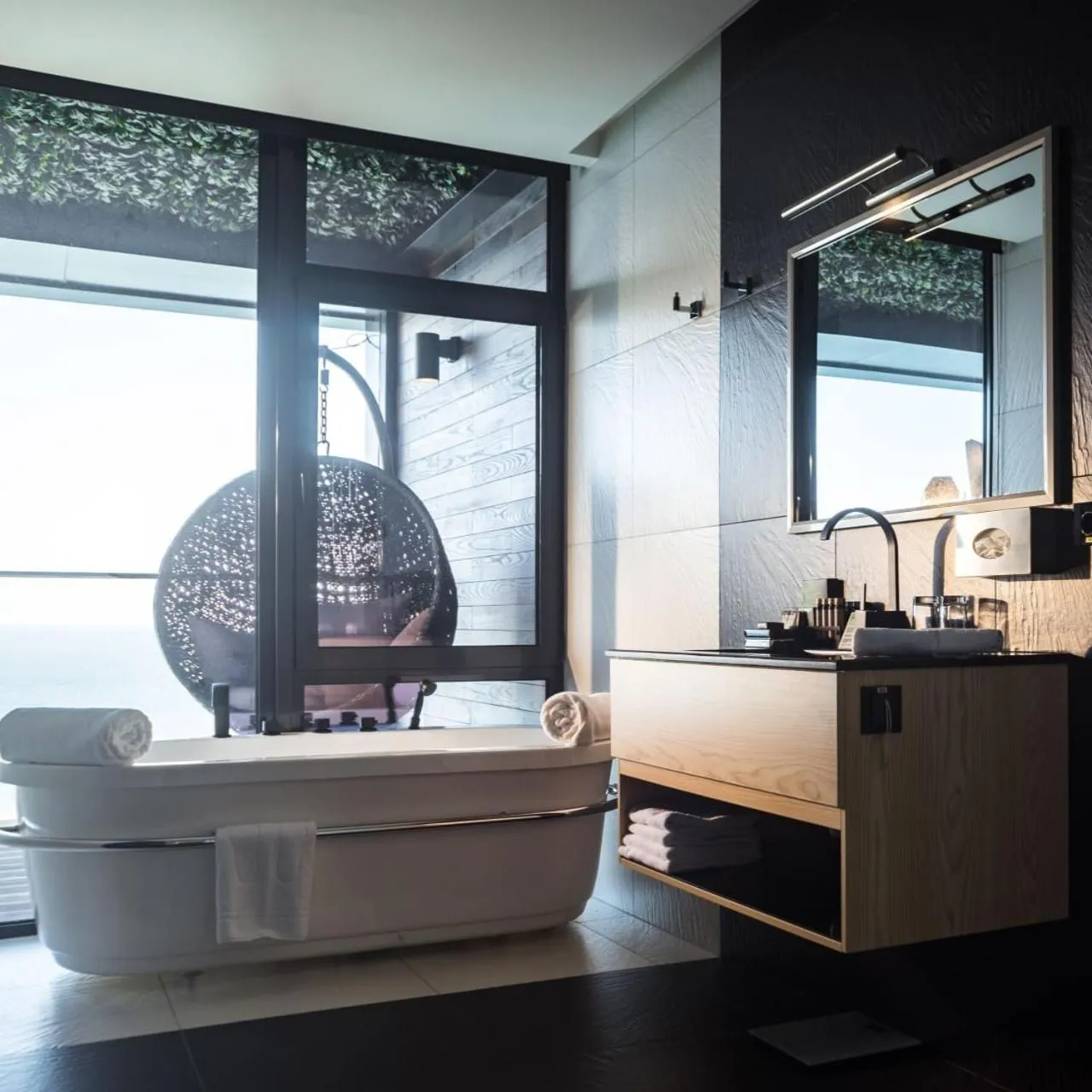 Bathroom in M1 Club Hotel