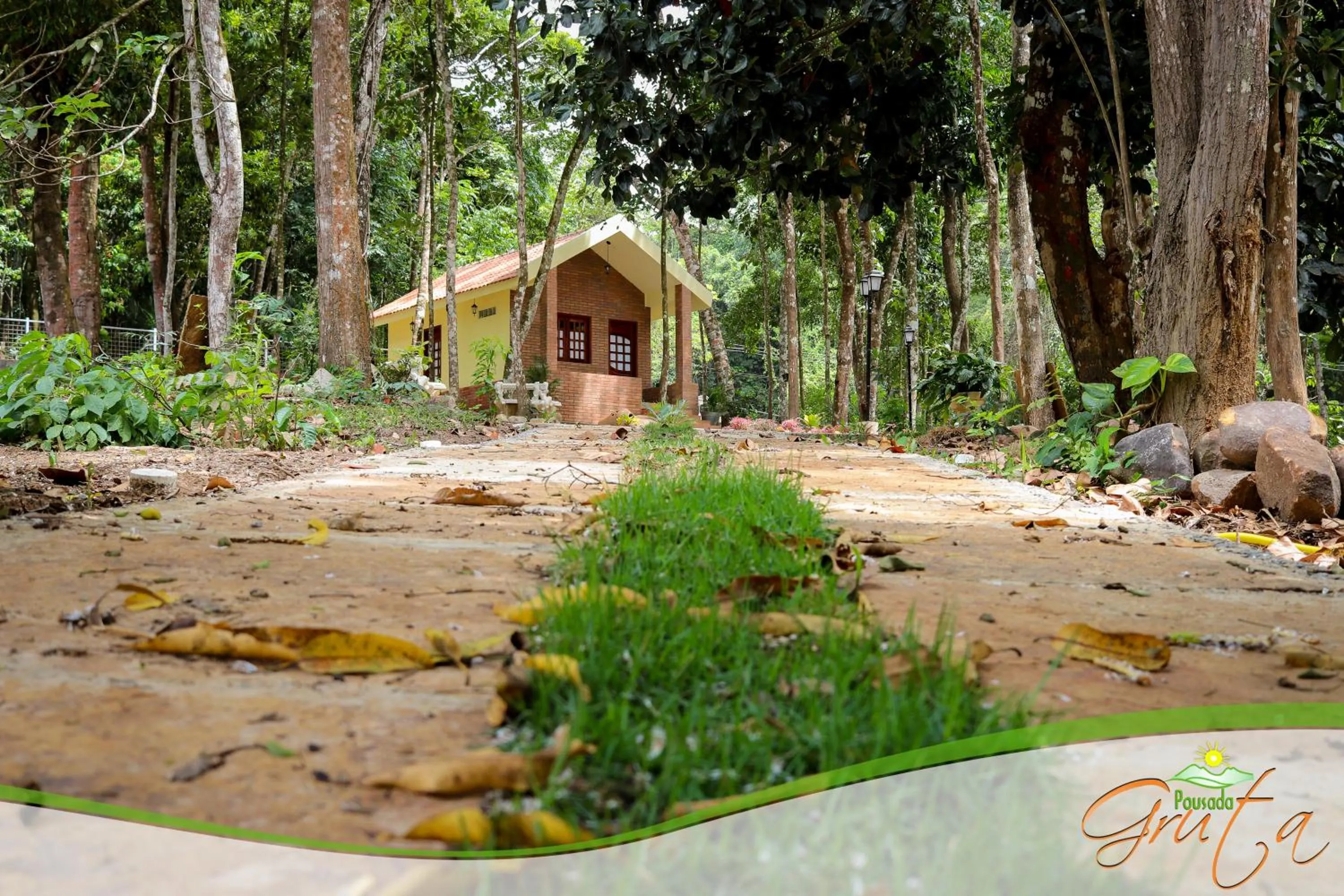 Garden in Pousada Gruta