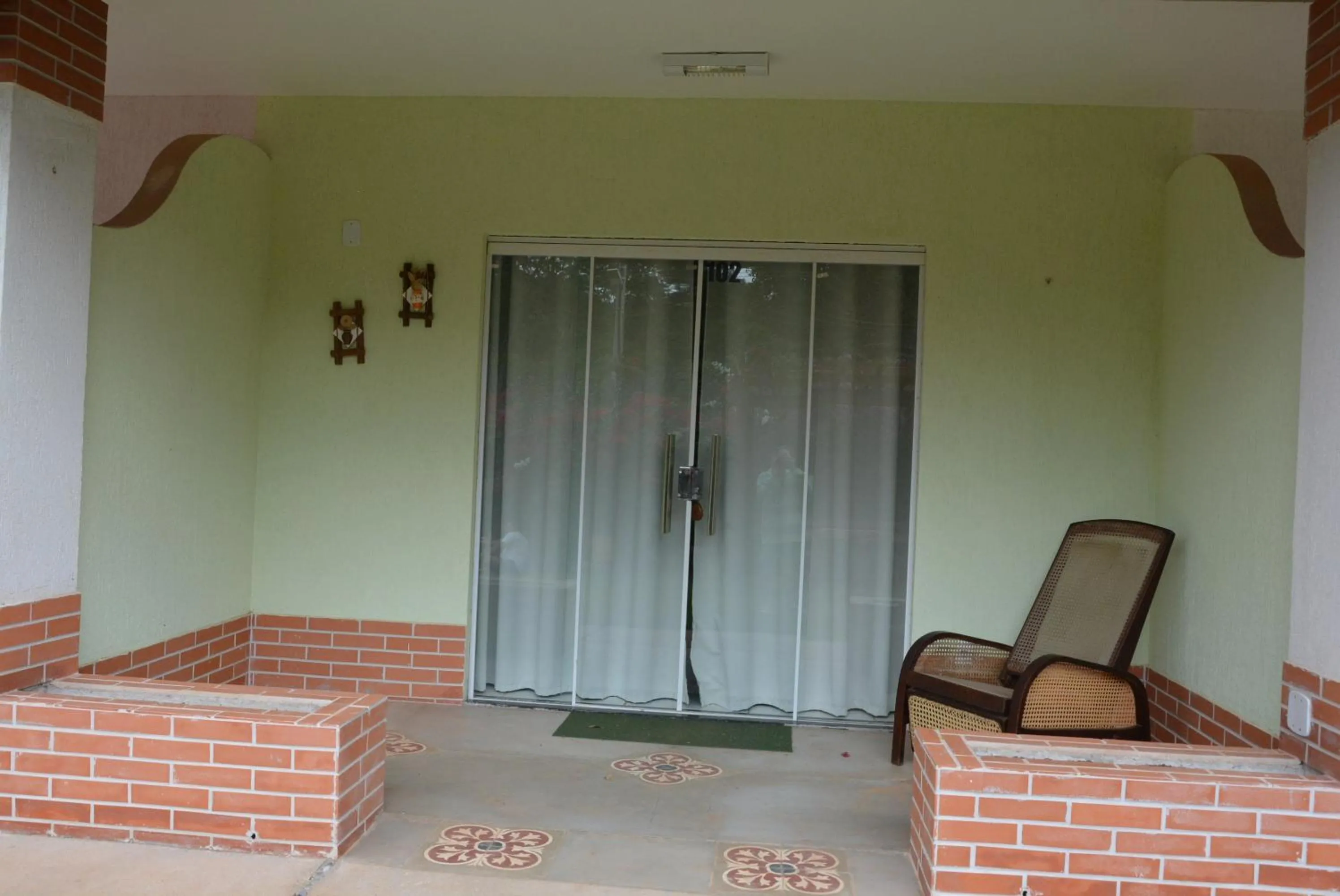 Balcony/Terrace in Pousada Gruta