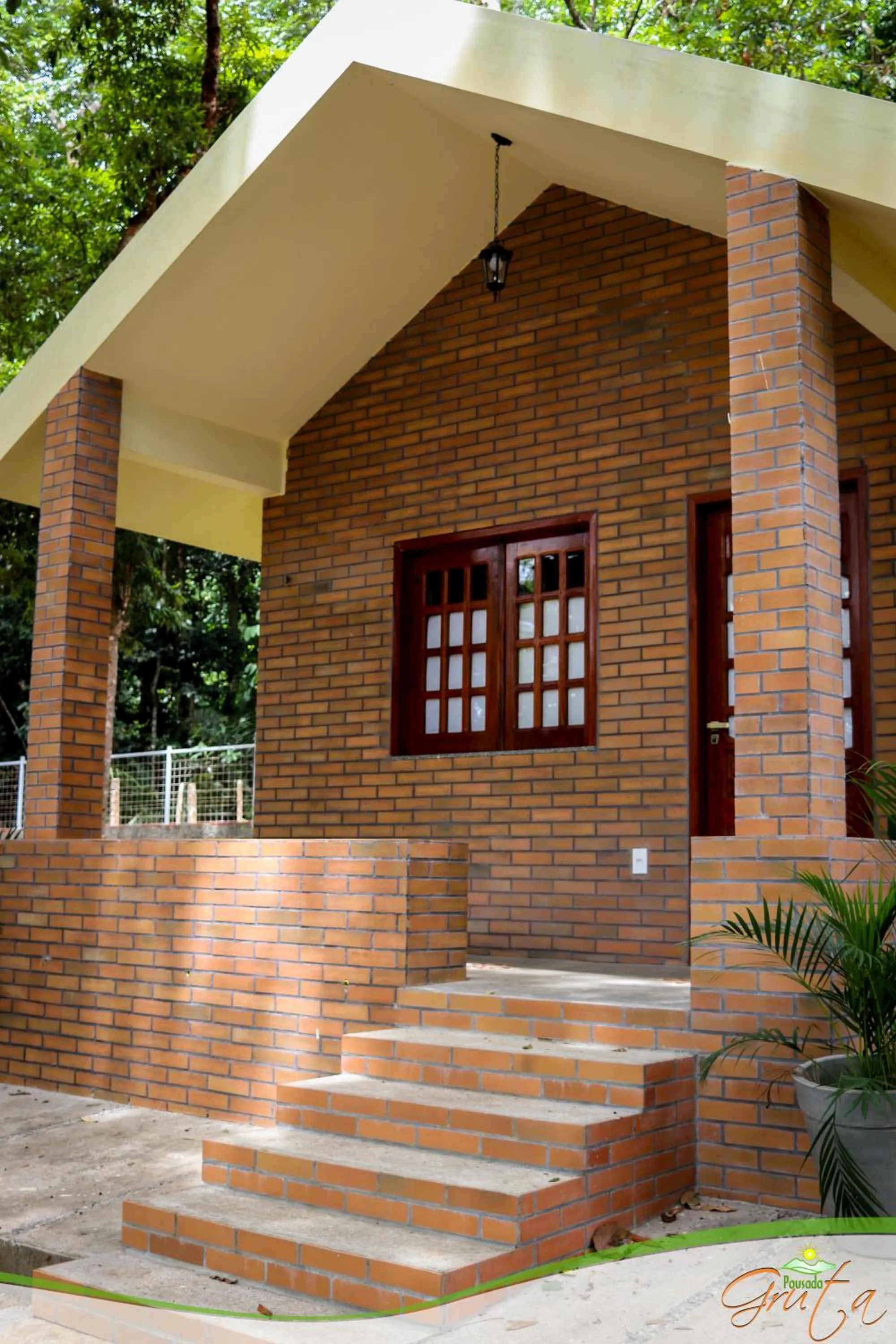 Patio in Pousada Gruta