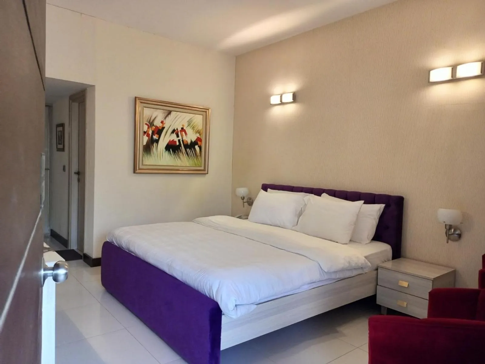 Bed in Airport Hotel