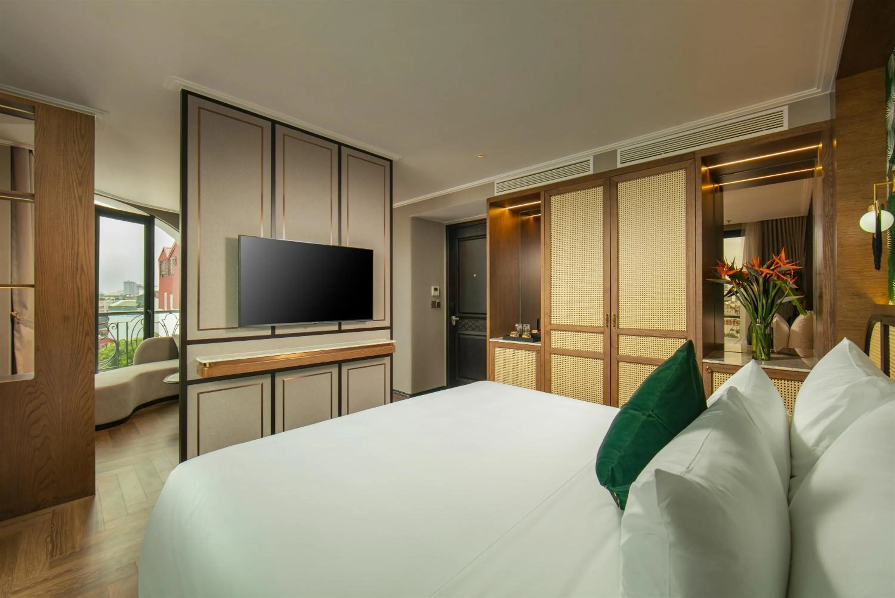 Bed in Proverb Hotel Hanoi