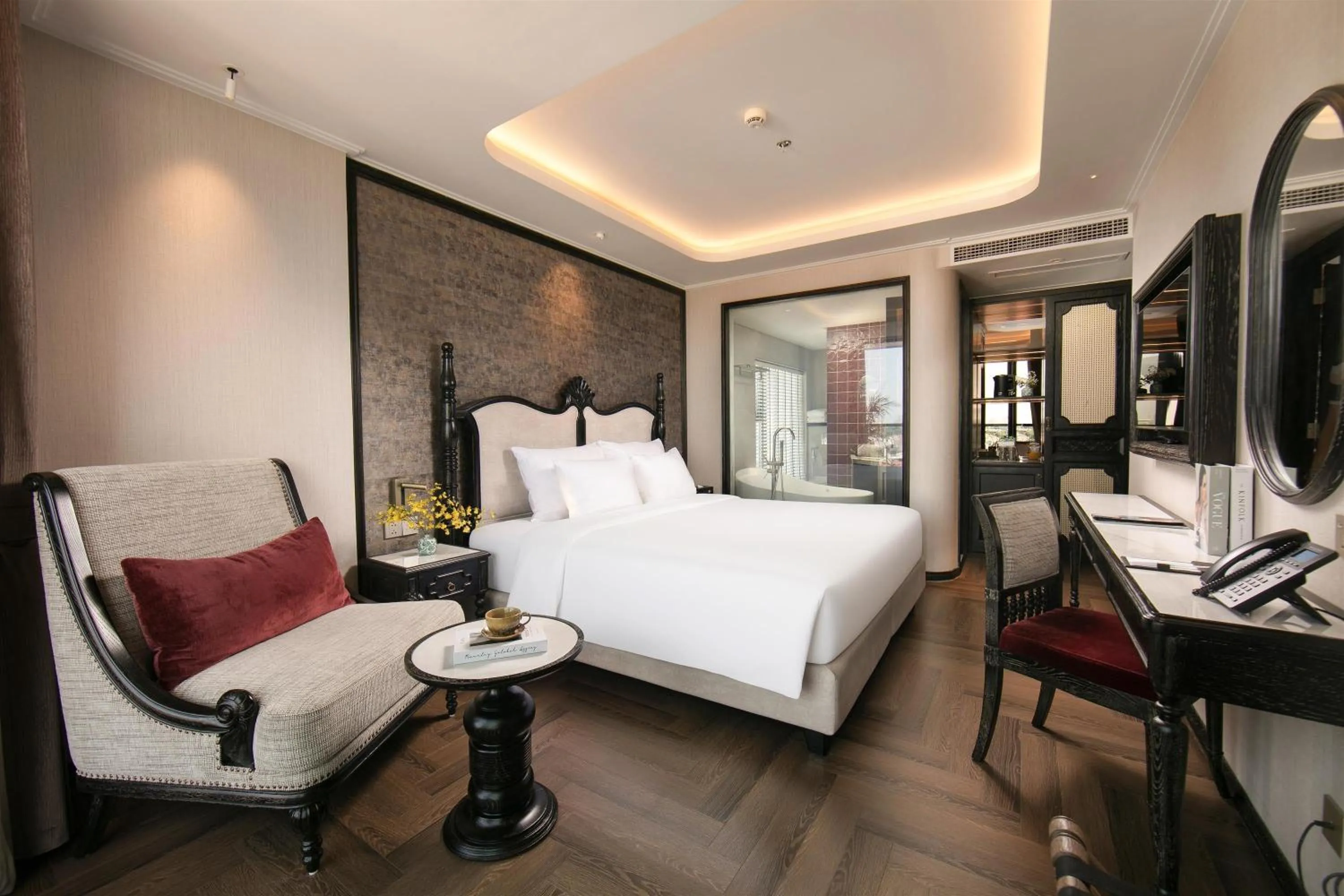 Bed in Proverb Hotel Hanoi