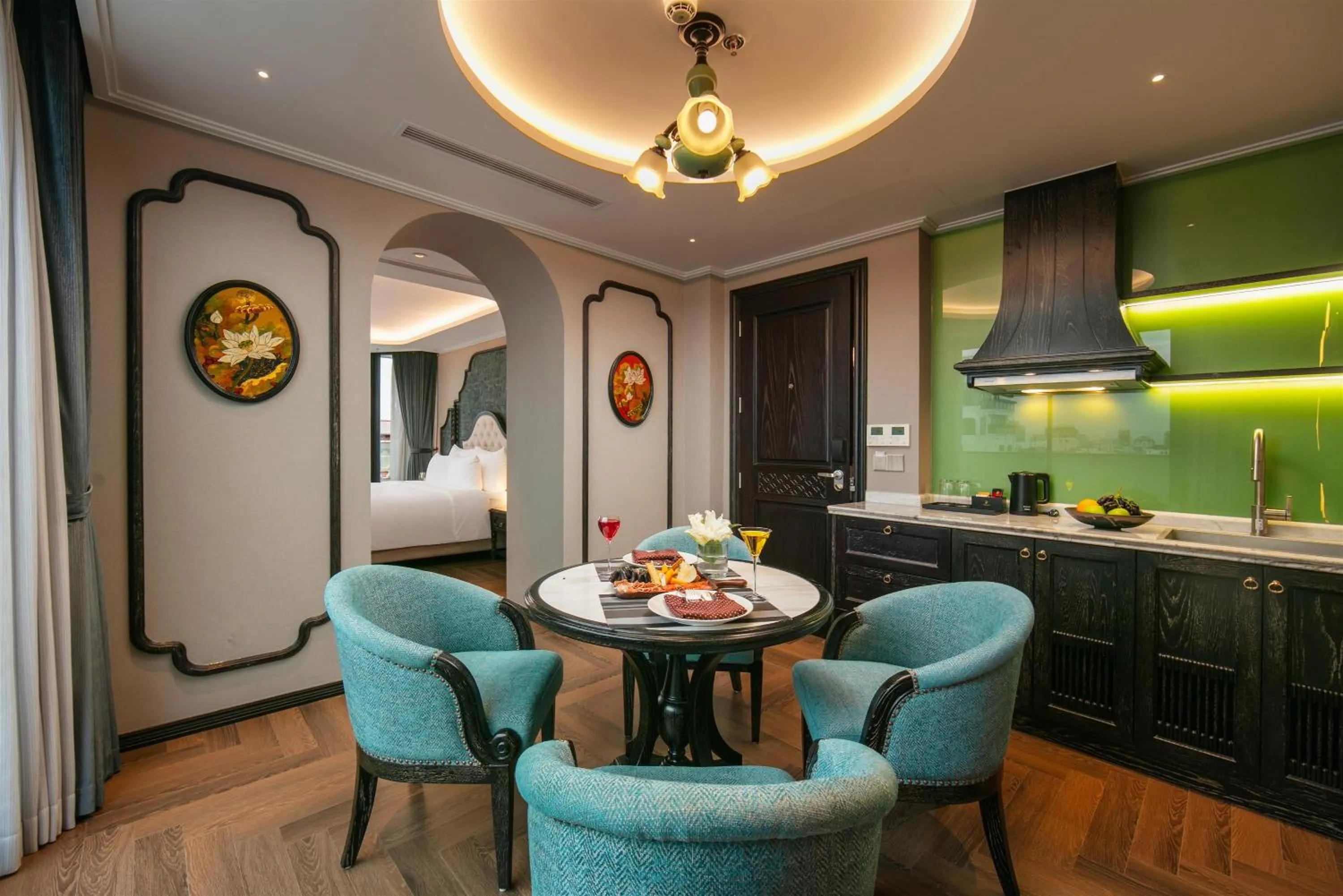 Seating area in Proverb Hotel Hanoi