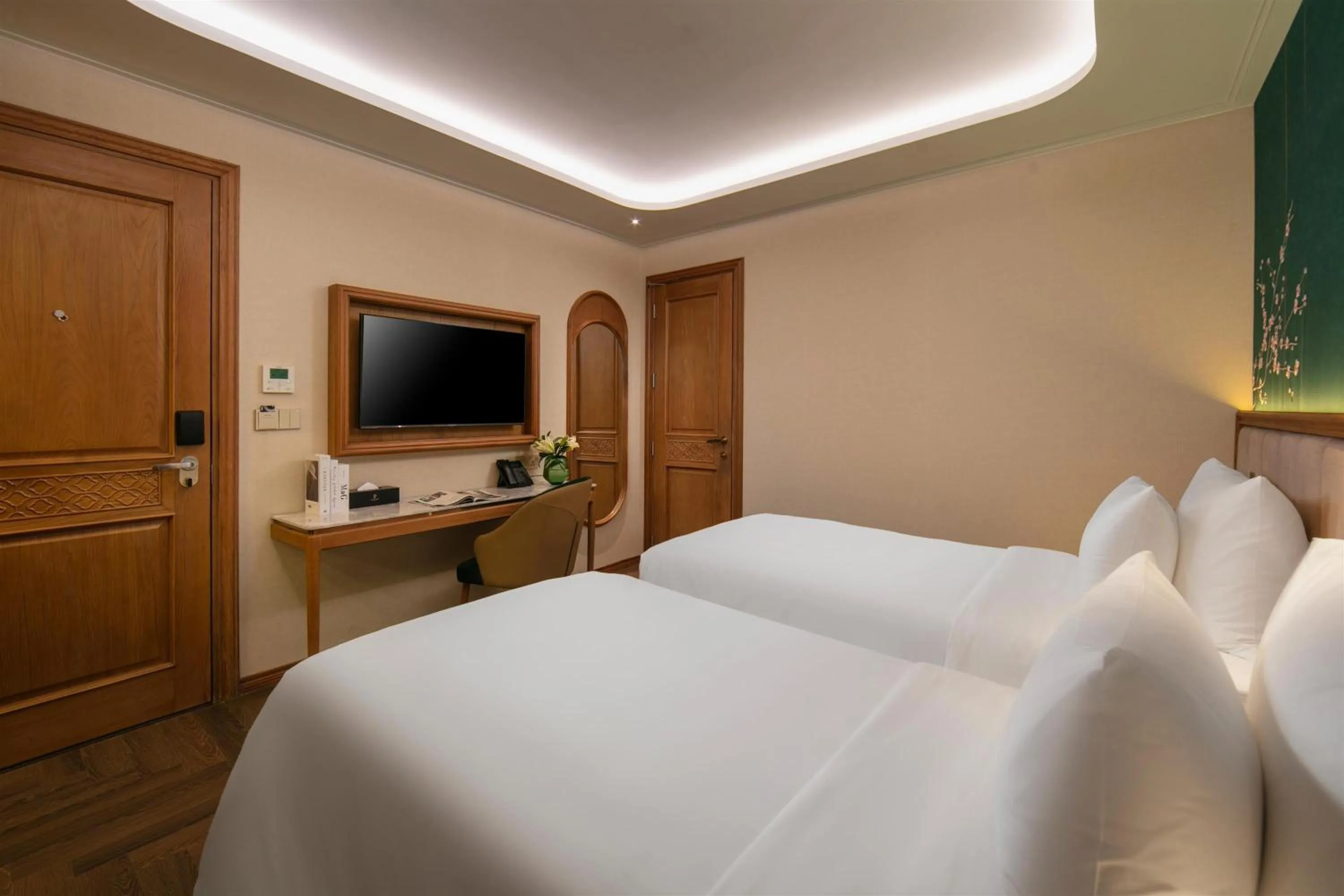 Bed in Proverb Hotel Hanoi