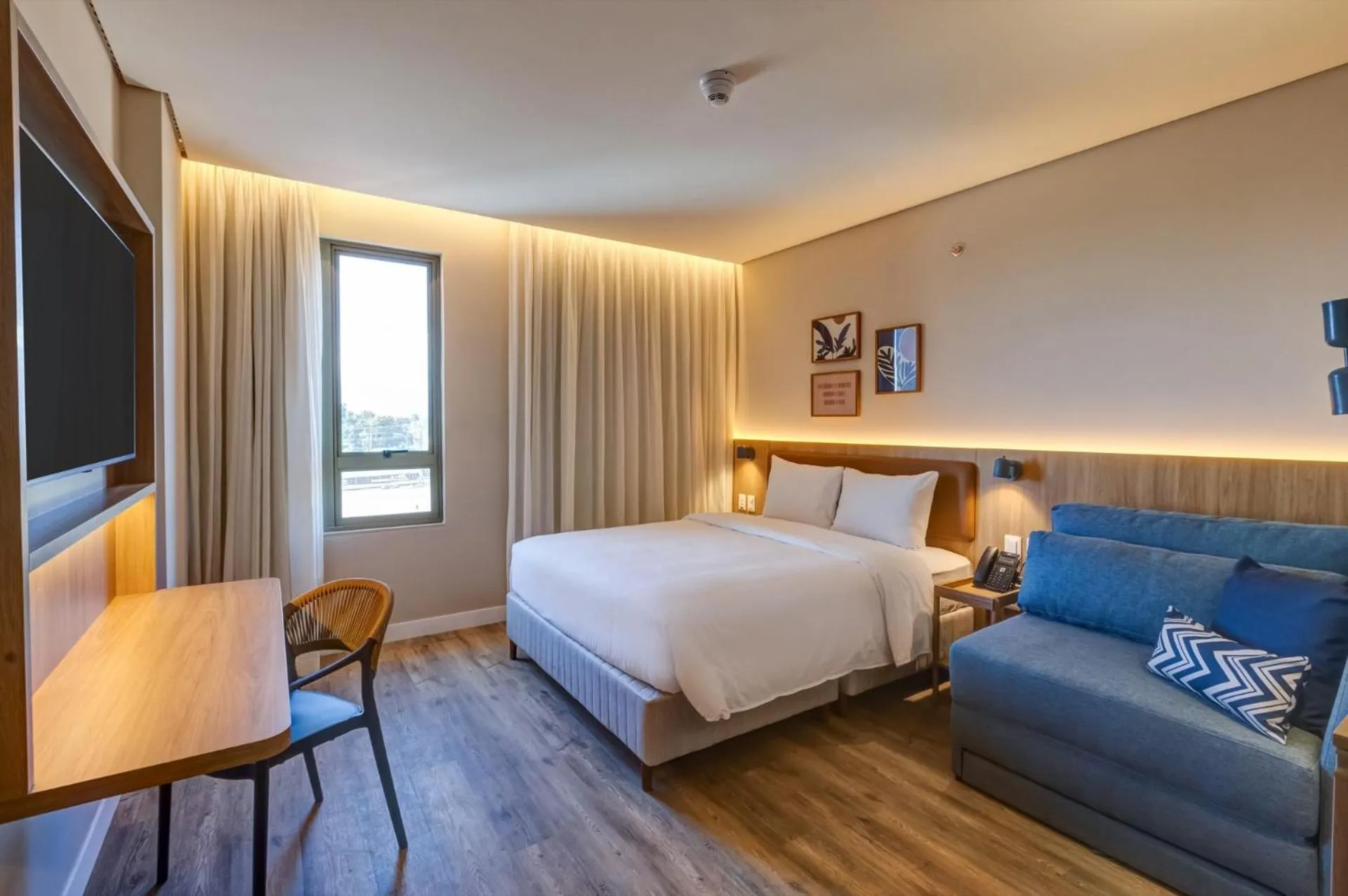 Bedroom, Bed in Hampton By Hilton Caraguatatuba Serramar