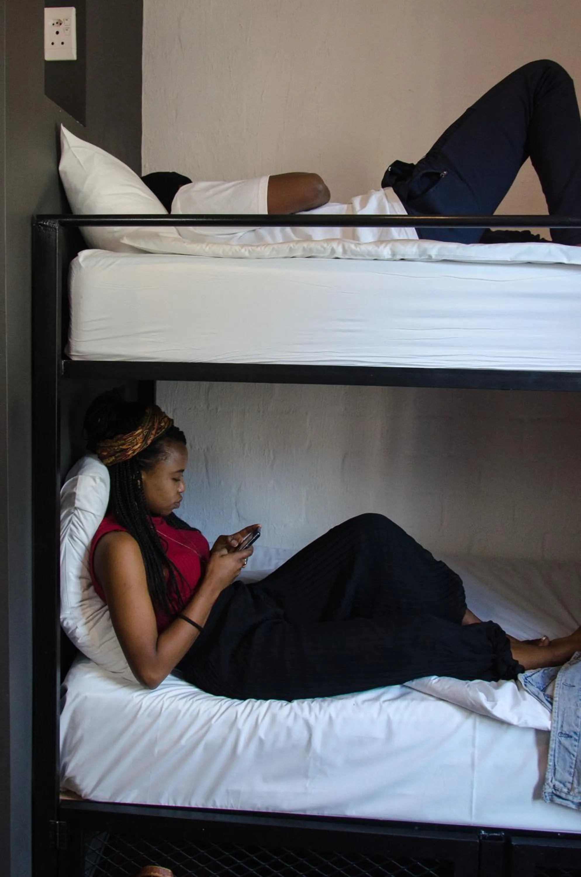 Decorative detail, Bed in 91 Loop Boutique Hostel