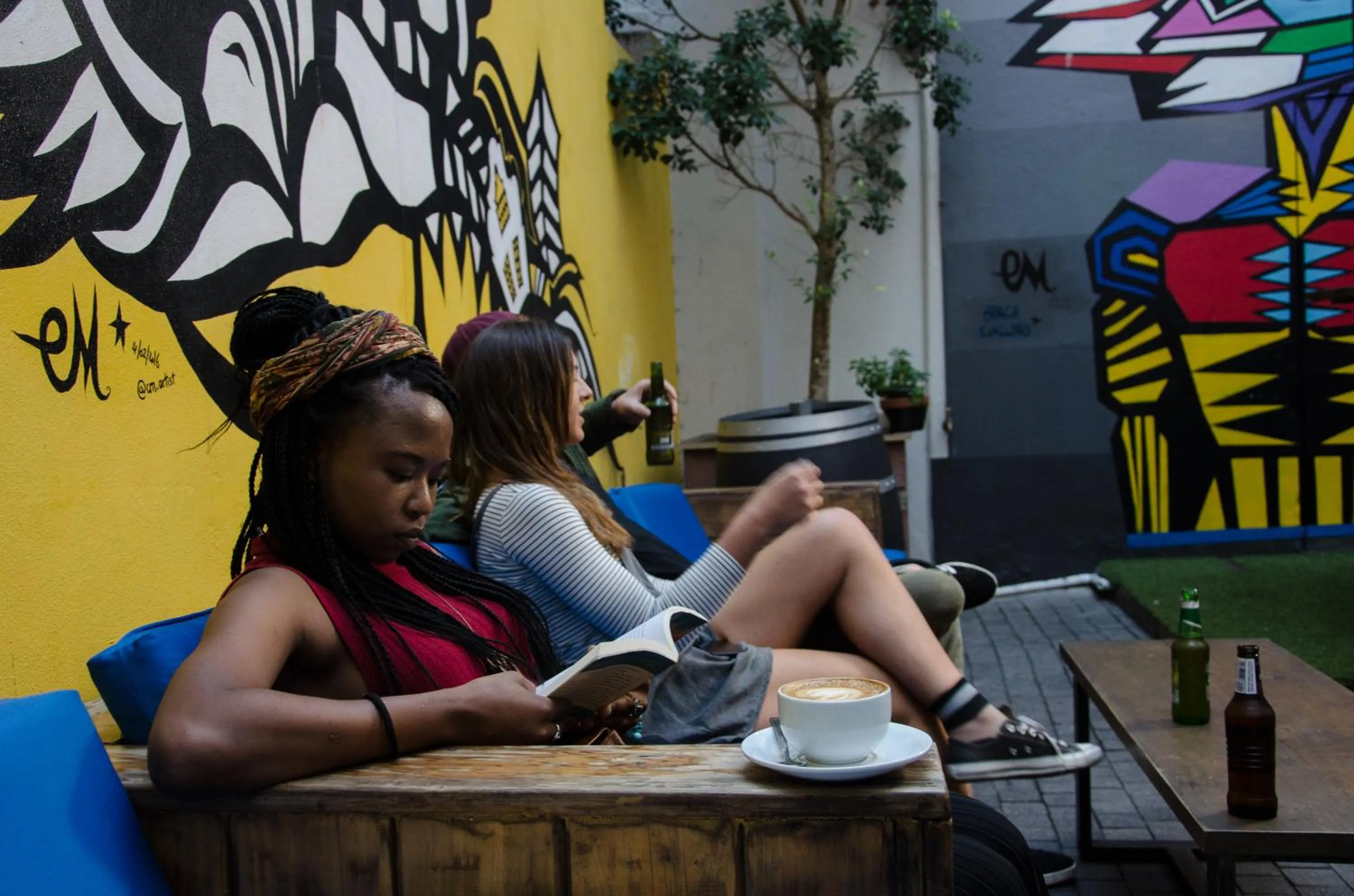 Patio in 91 Loop Boutique Hostel