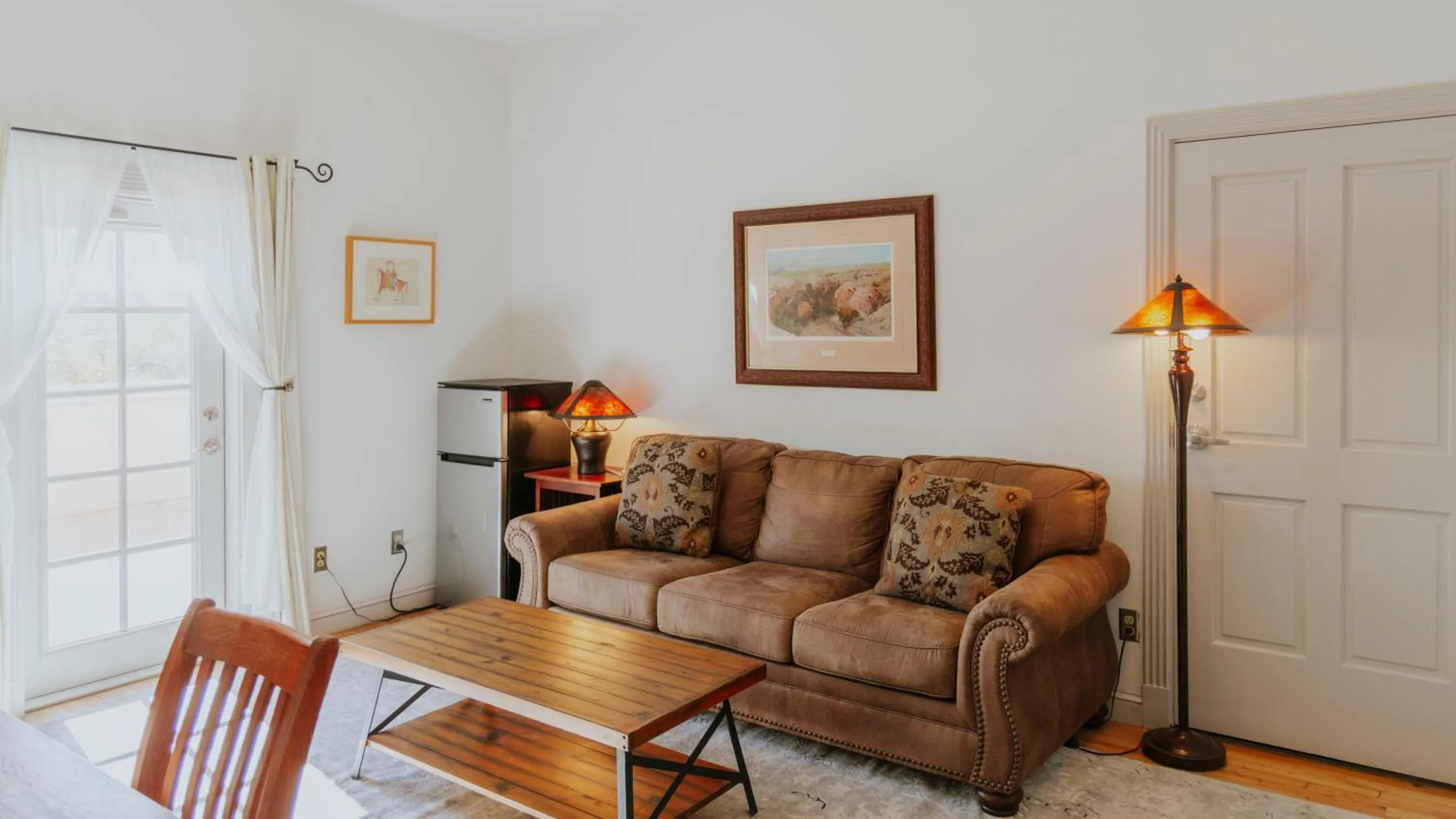 Living room in Sierra Grande, a Ted Turner Retreat