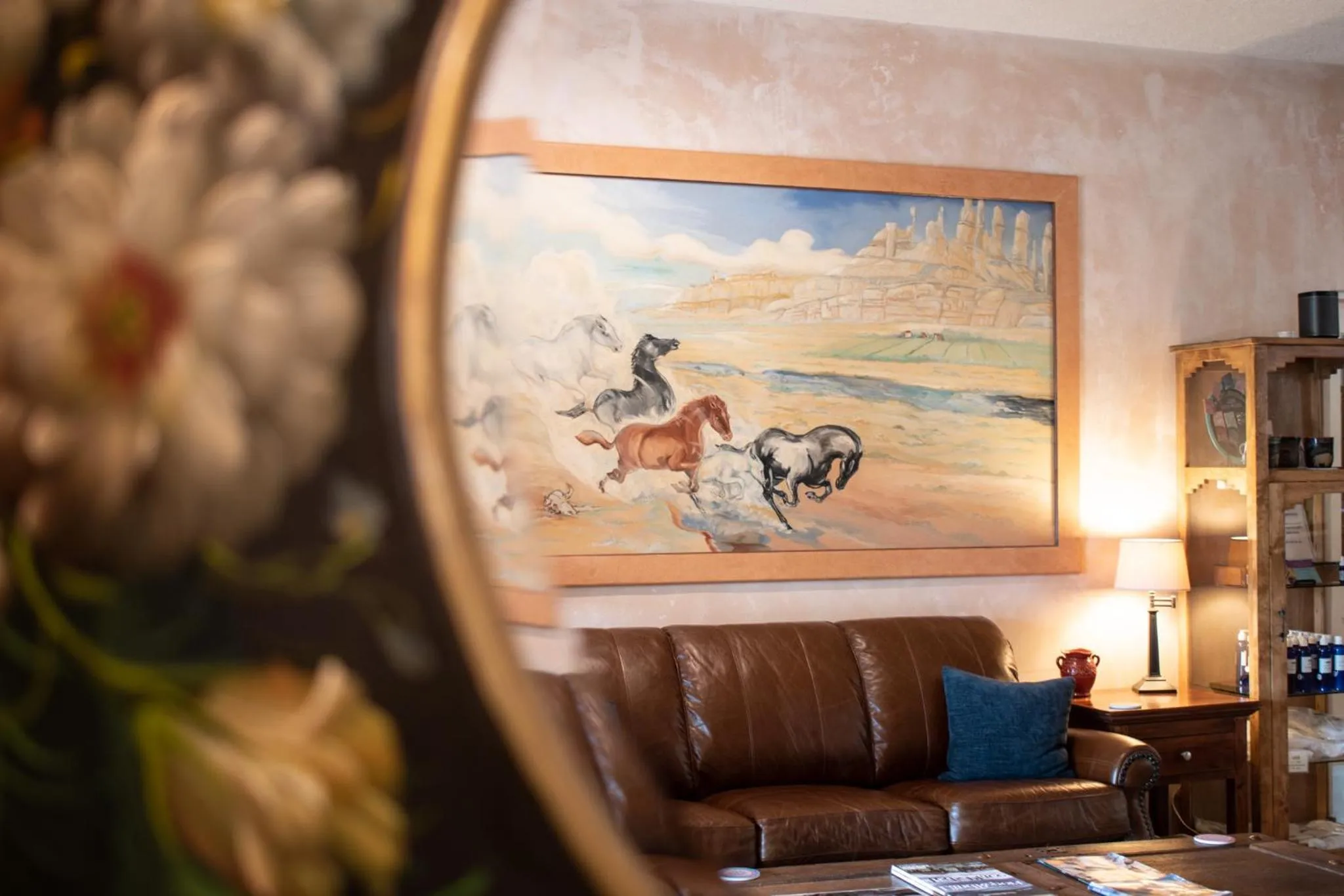 Lobby or reception in Sierra Grande, a Ted Turner Retreat