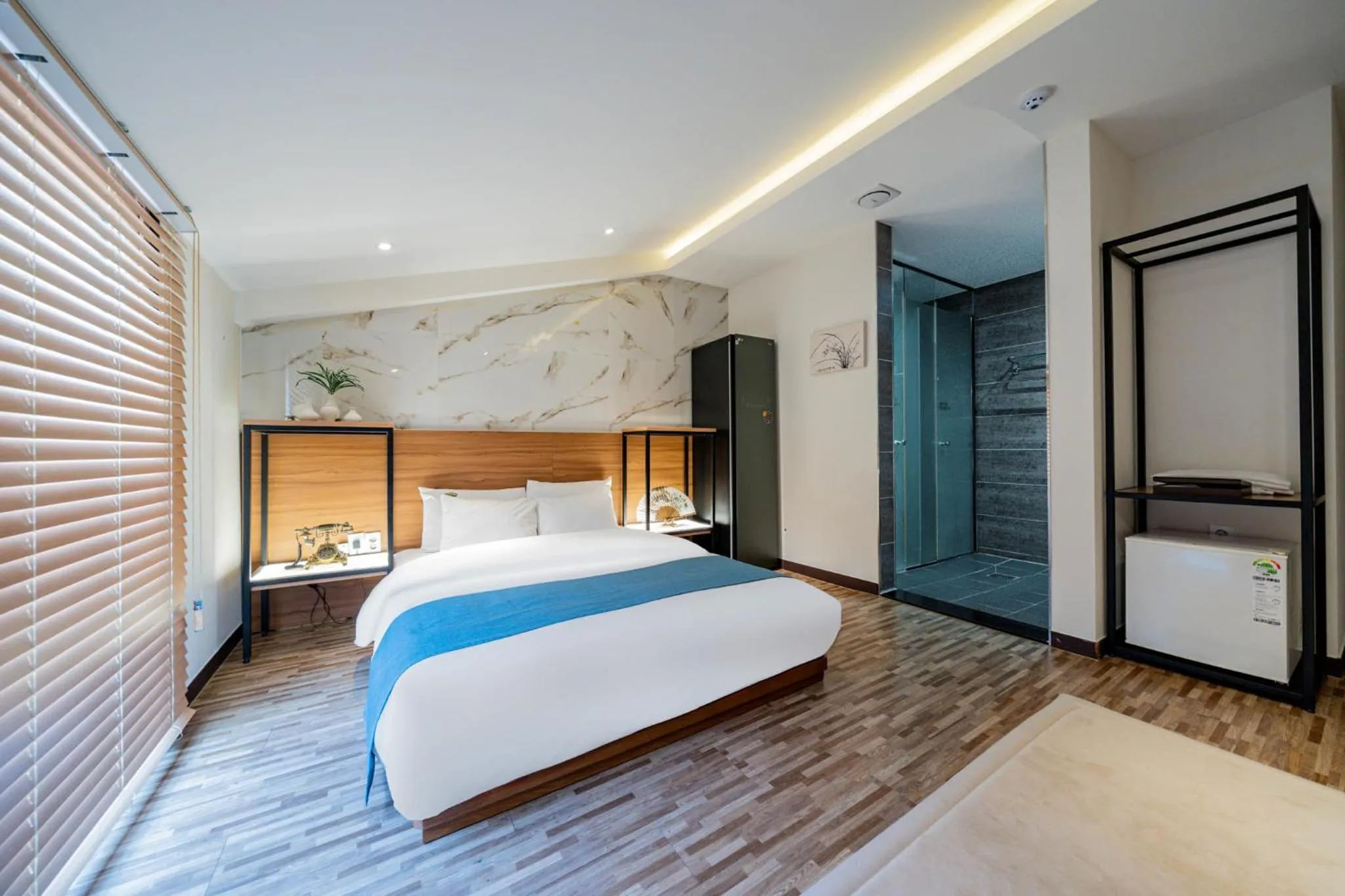 Bed in Suwon Dono1796 Hotel