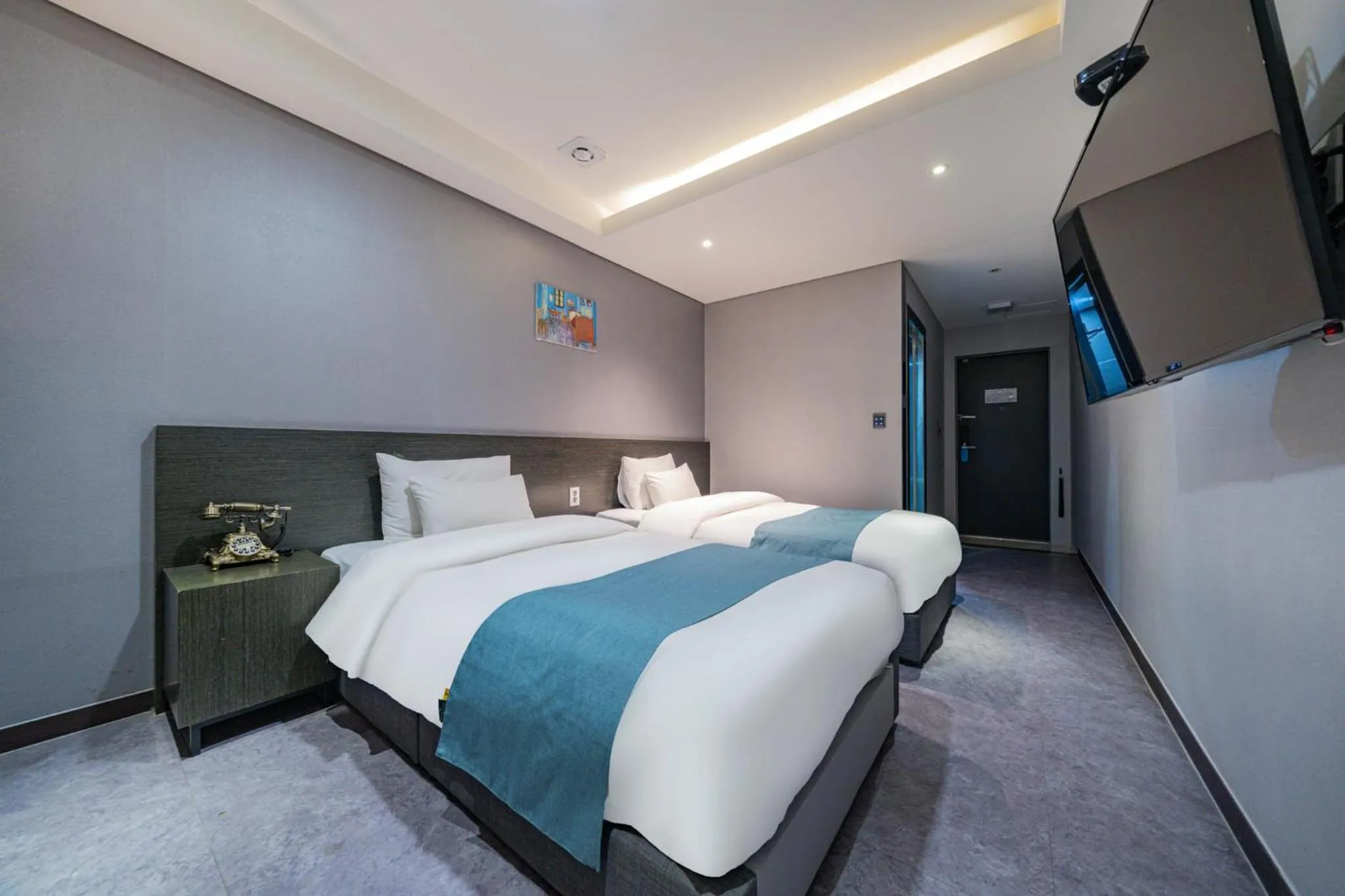 Bed in Suwon Dono1796 Hotel