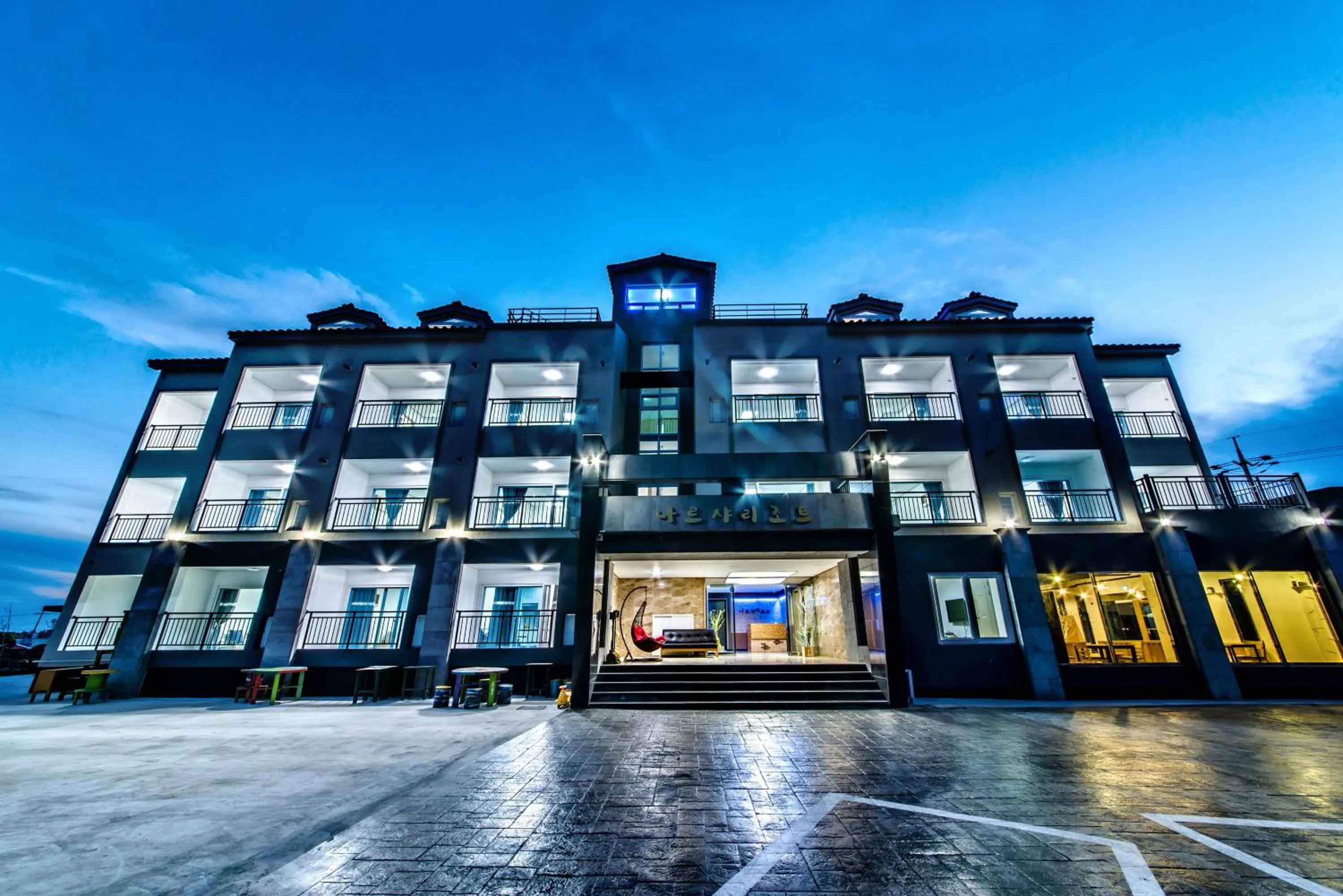 Facade/entrance in Narsha Resort