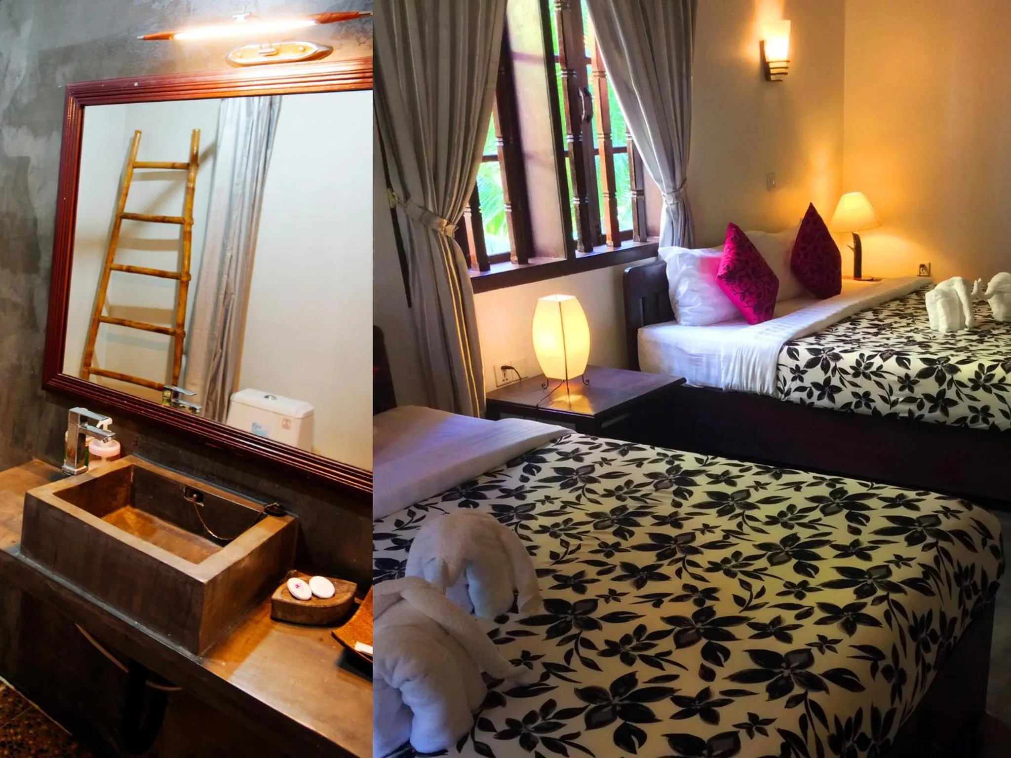 Bathroom, Bed in Uncle Sam Villa