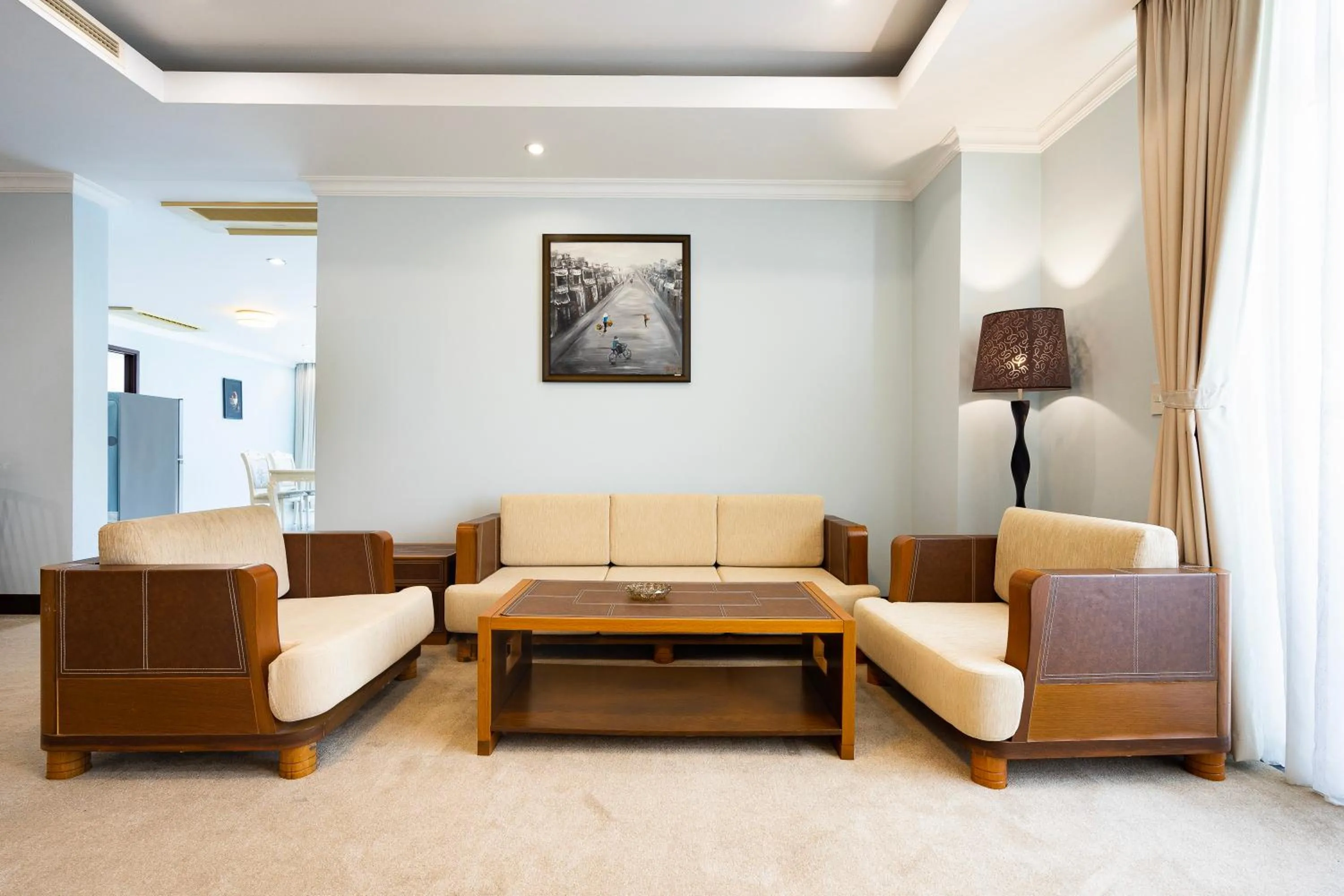 Seating area in PHU MY HARBOUR HOTEL - Old Golf Phu My Hotel