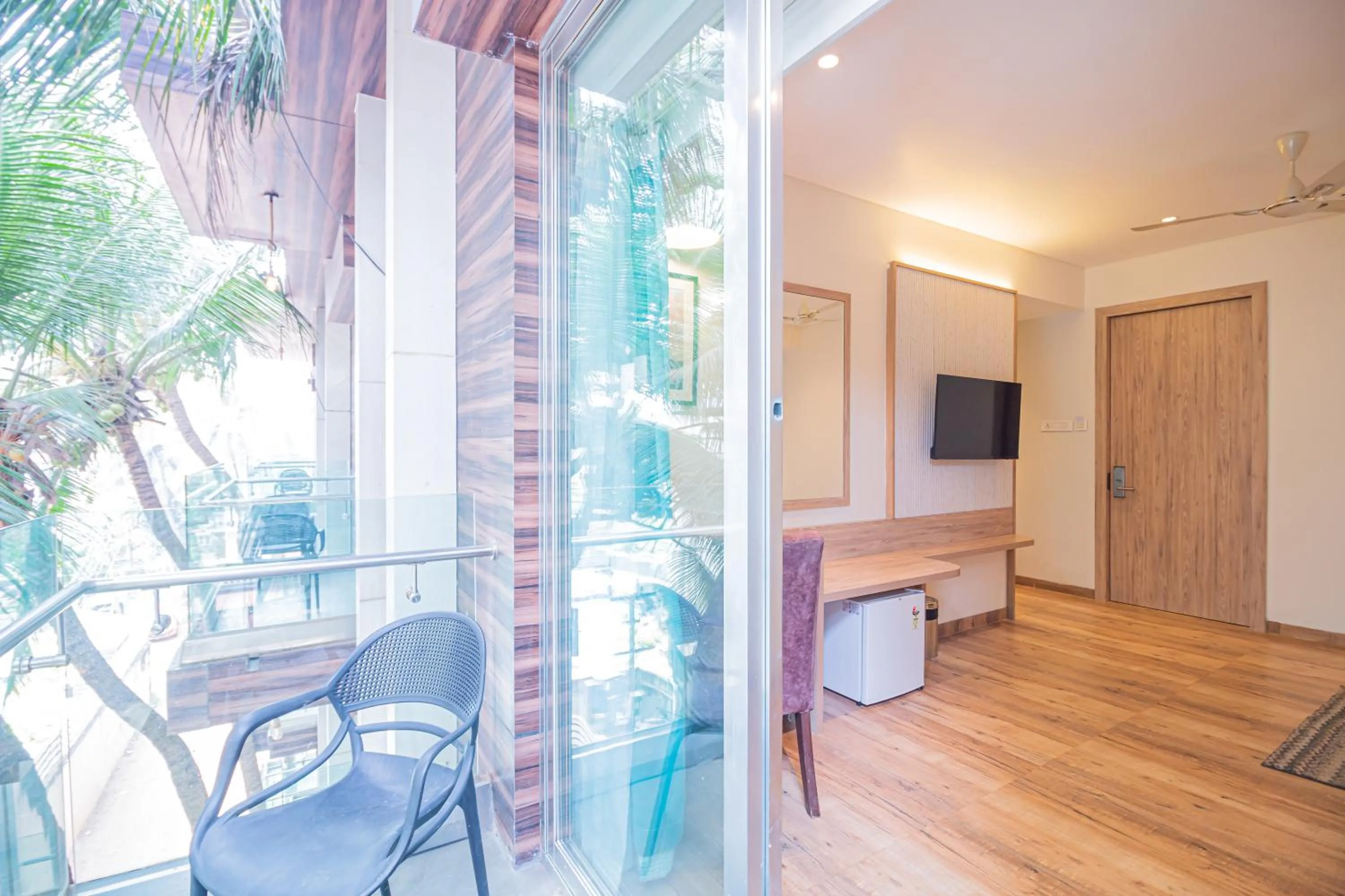 Seating area in Hotel Celestiial , Candolim