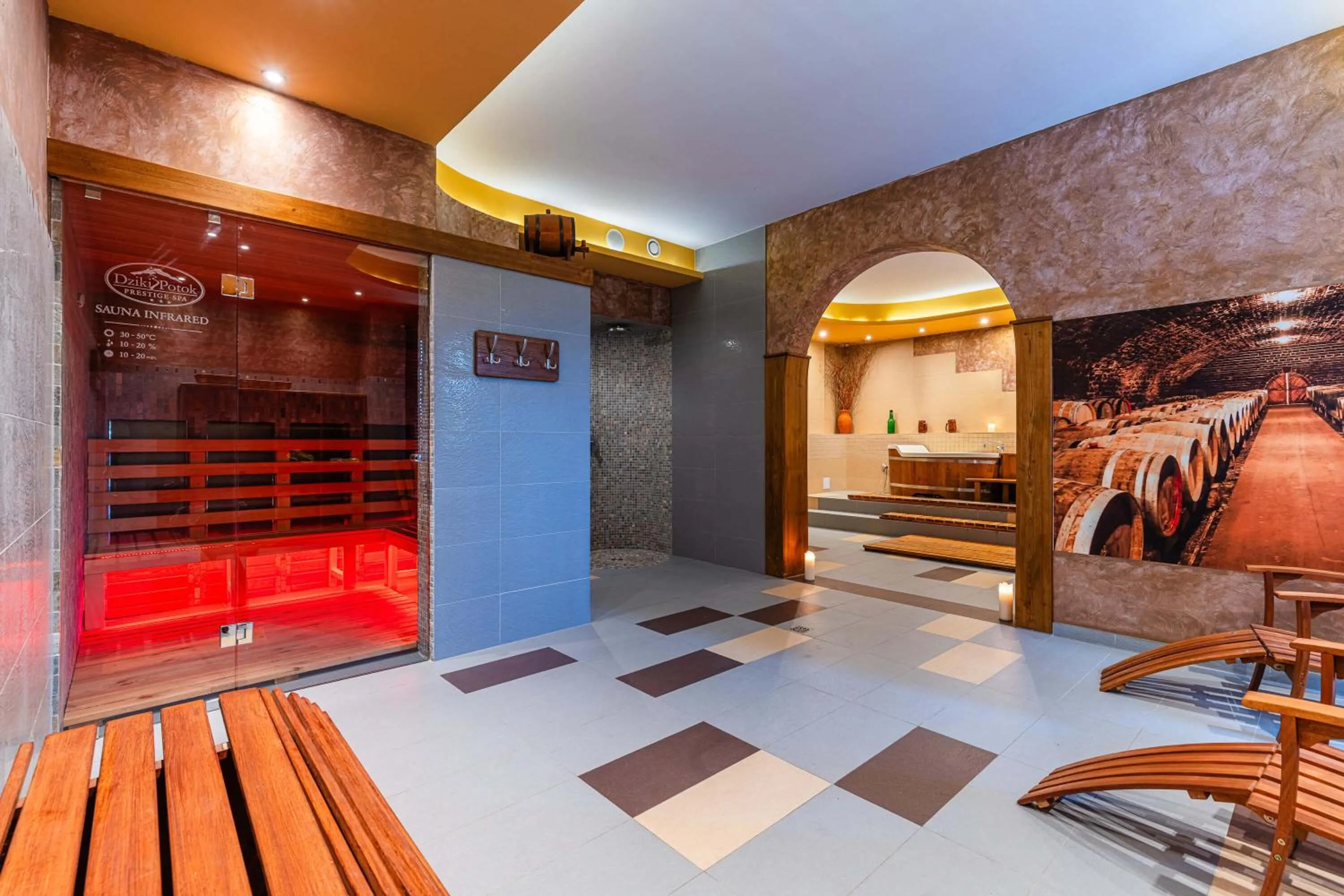 Steam room in Hotel Dziki Potok Karpacz Konferencje & SPA