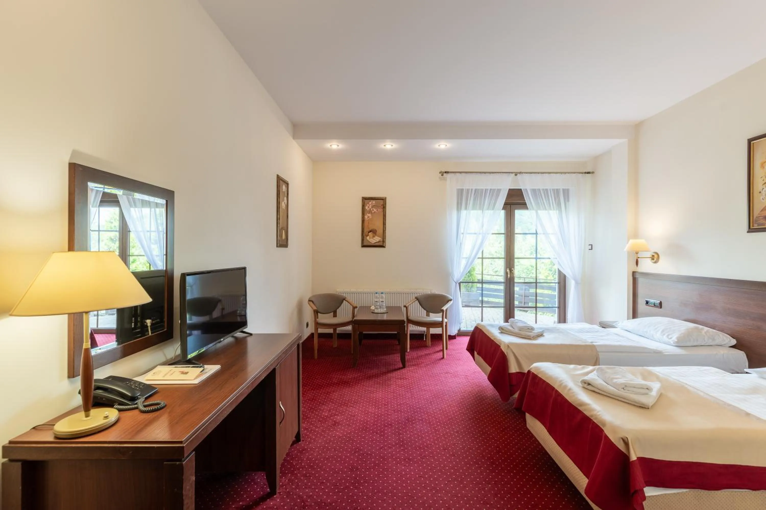 Bed in Hotel Dziki Potok Karpacz Konferencje & SPA