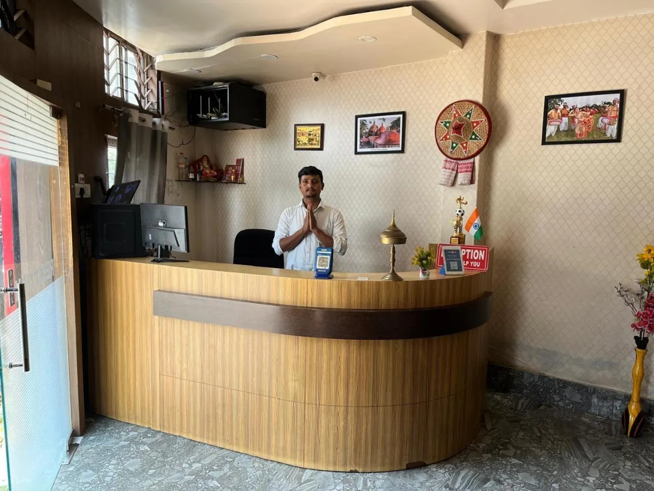 Lobby or reception in Hotel Aditya Guwahati