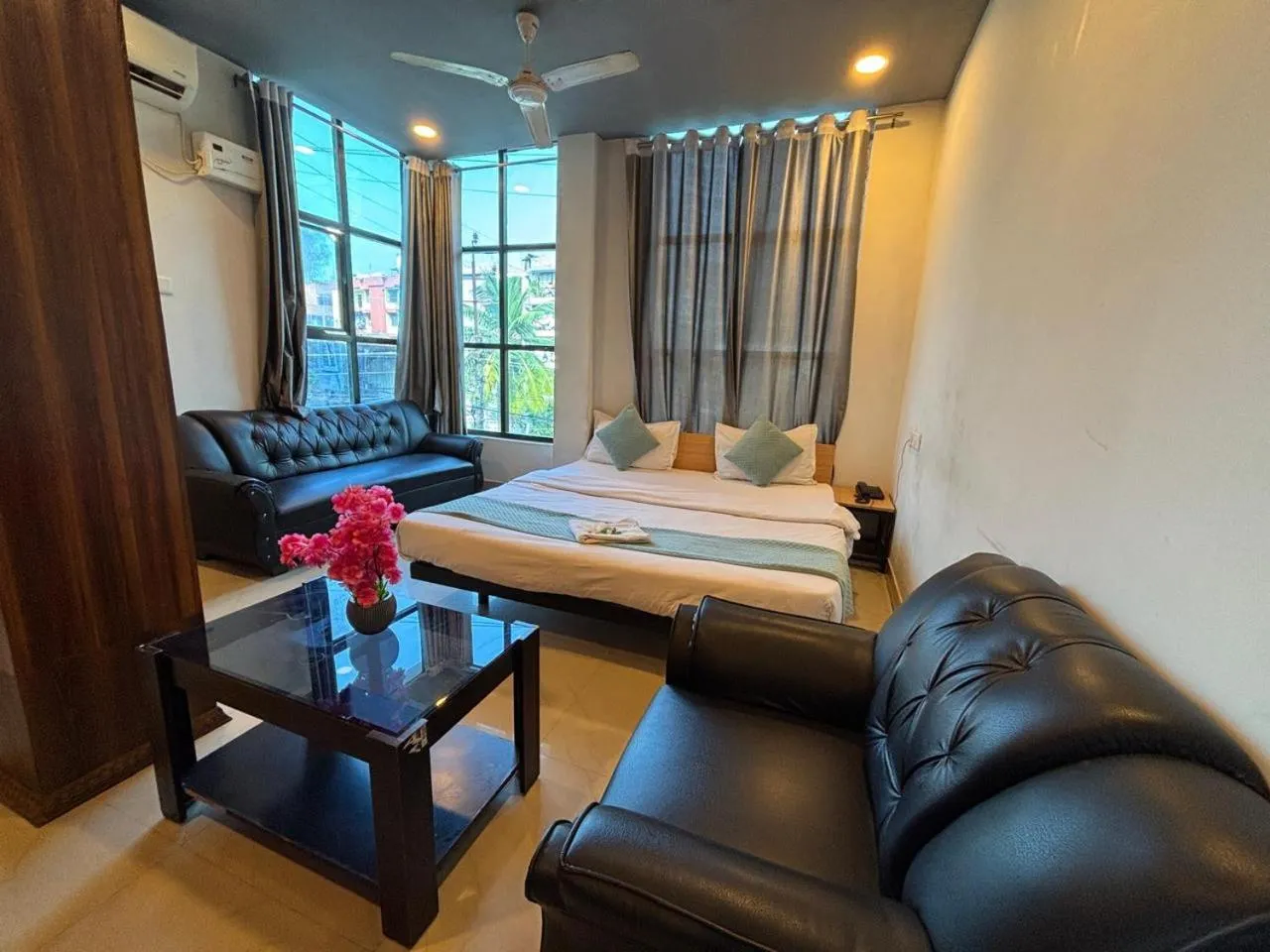 Bed in Hotel Aditya Guwahati