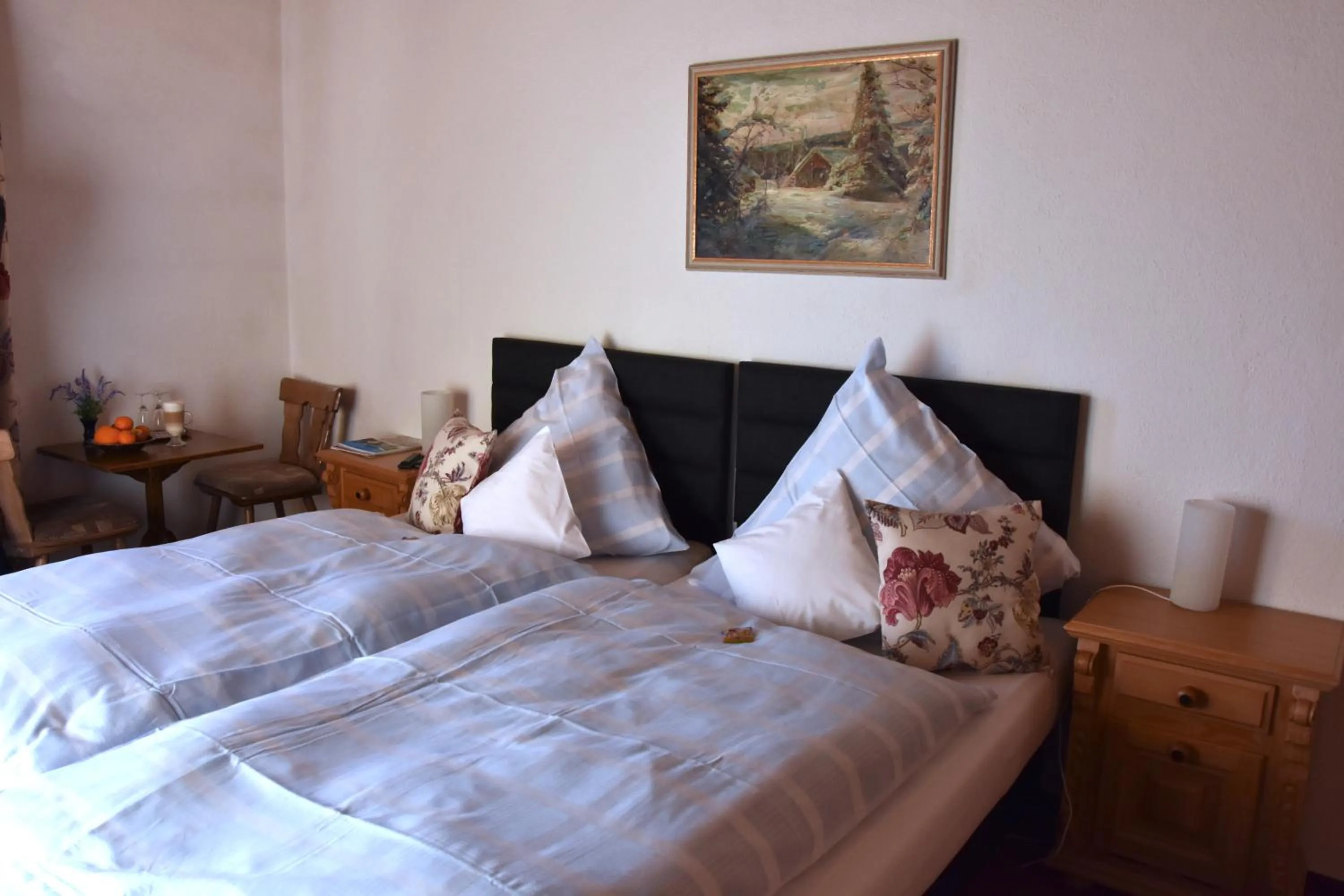 Bed in Hotel Tannenhof