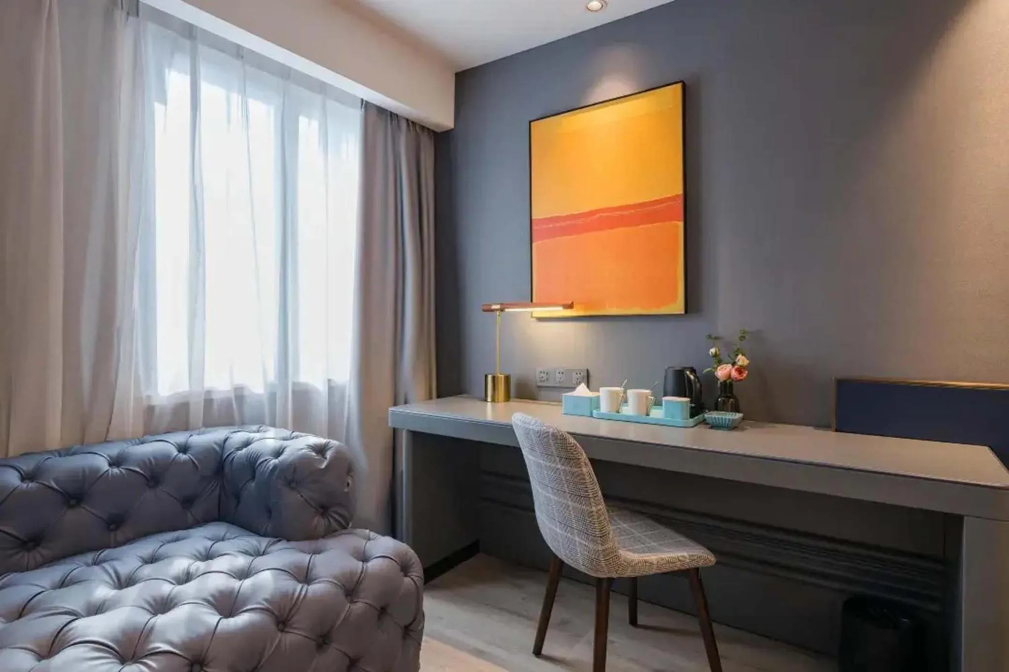 Living room in Shanghai Lujiazui Area BaBaiBan LANOU Hotel