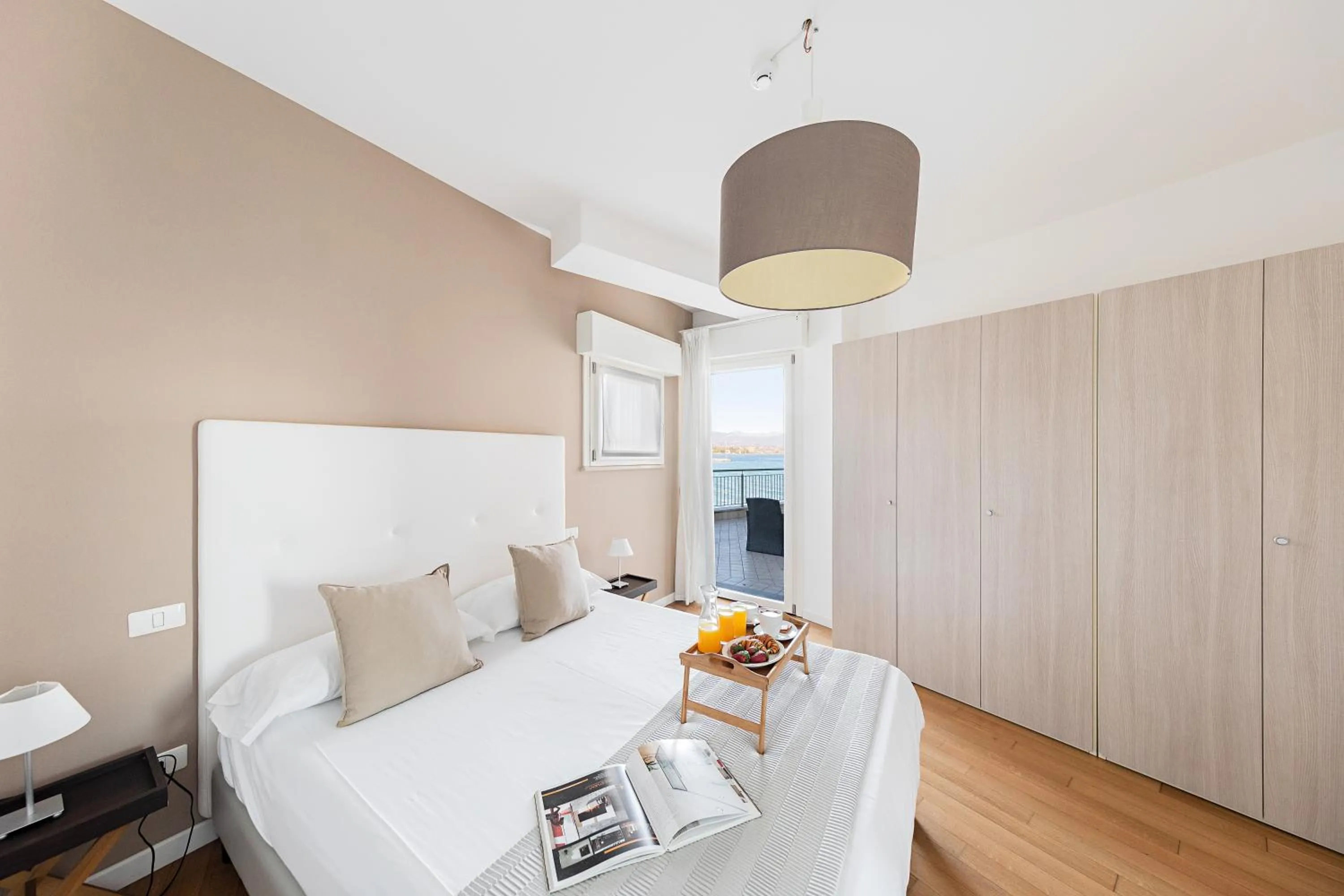 Bedroom, Bed in Residenza Miralago by Wonderful Italy