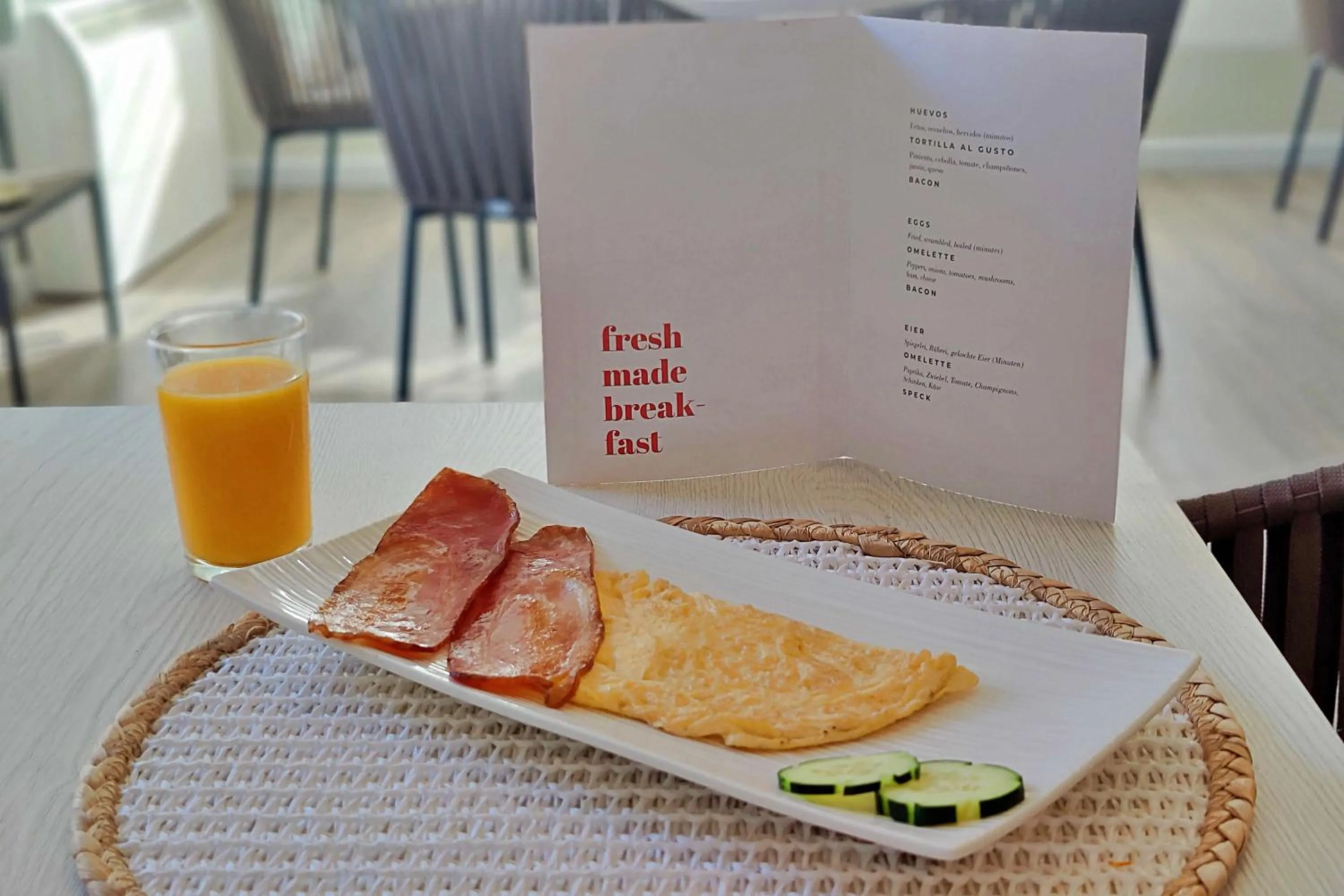 Food and drinks in Boutique Hotel Oriola