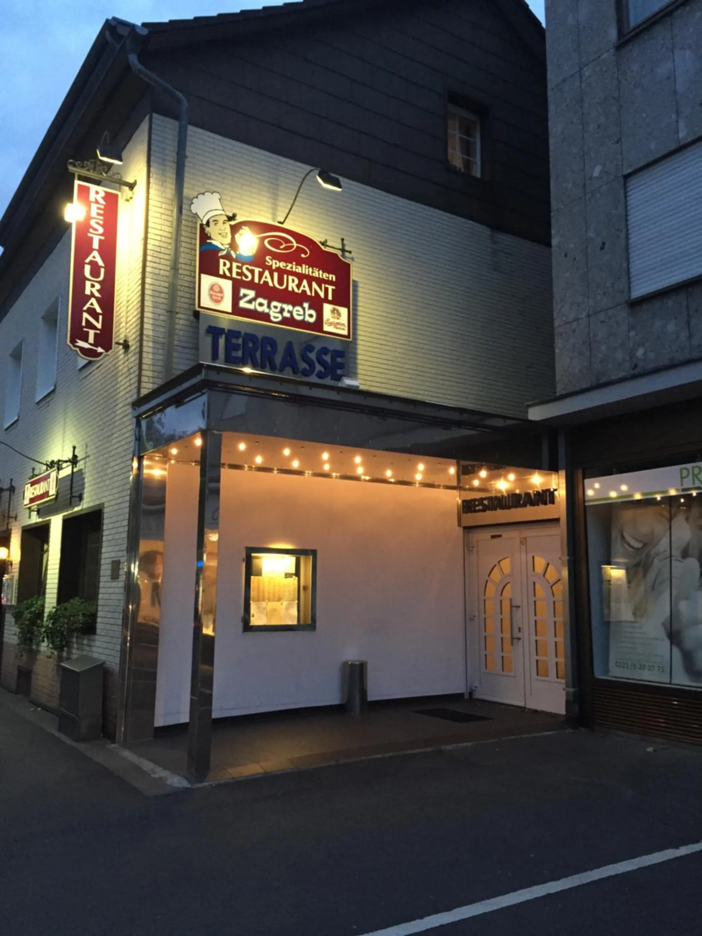 Facade/entrance in Hotel Restaurant Zagreb