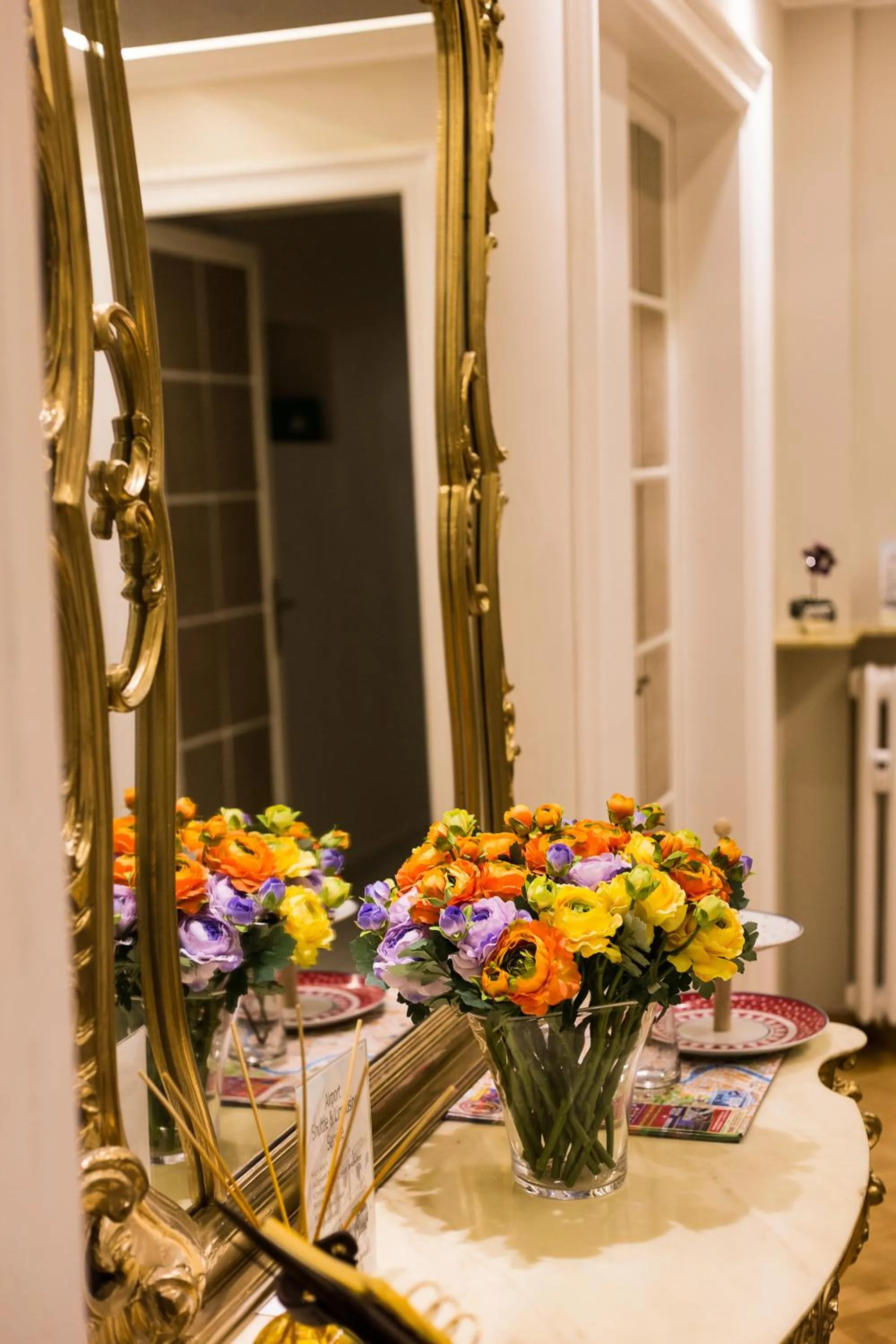 Lobby or reception in Relais Calamatta