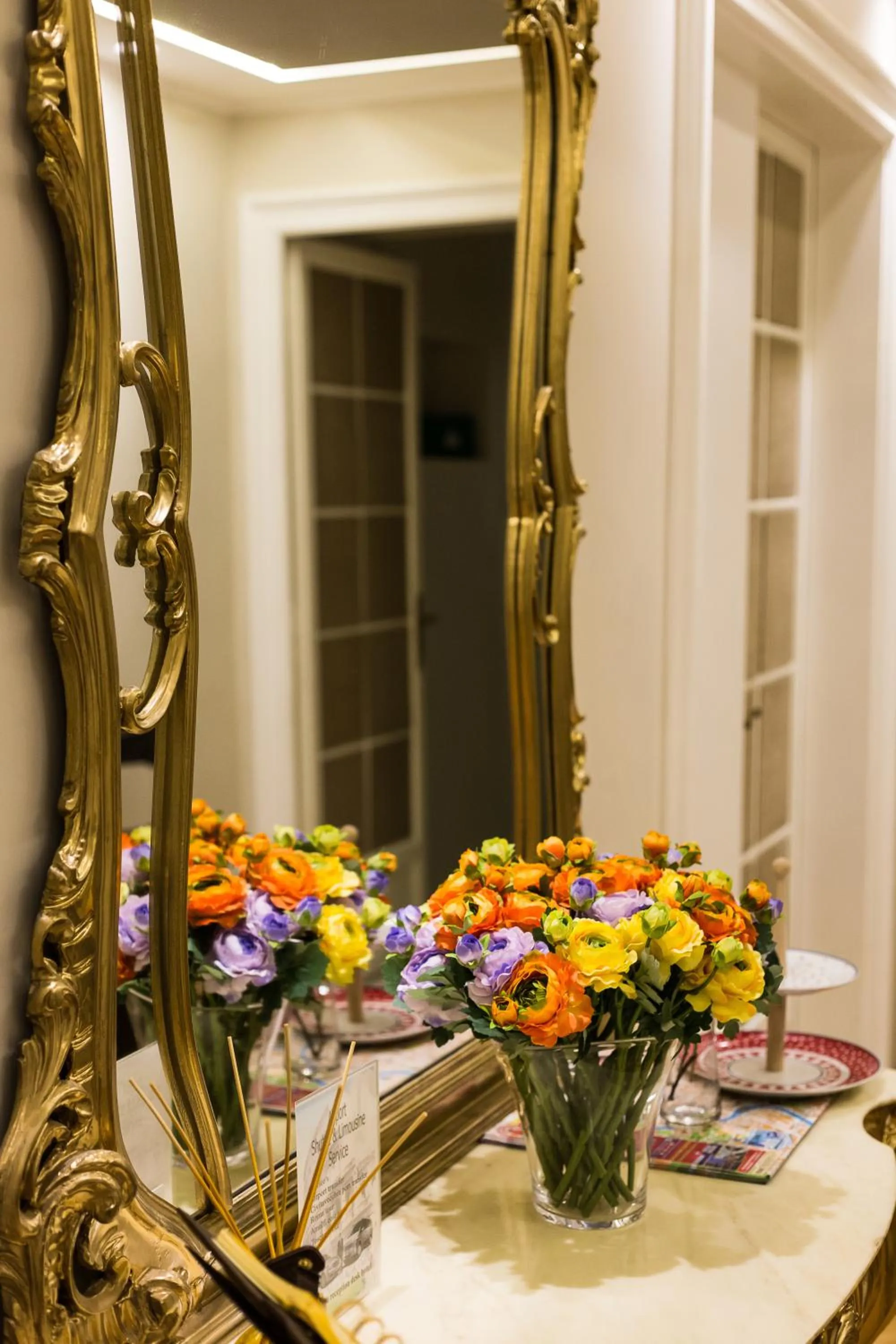 Lobby or reception in Relais Calamatta