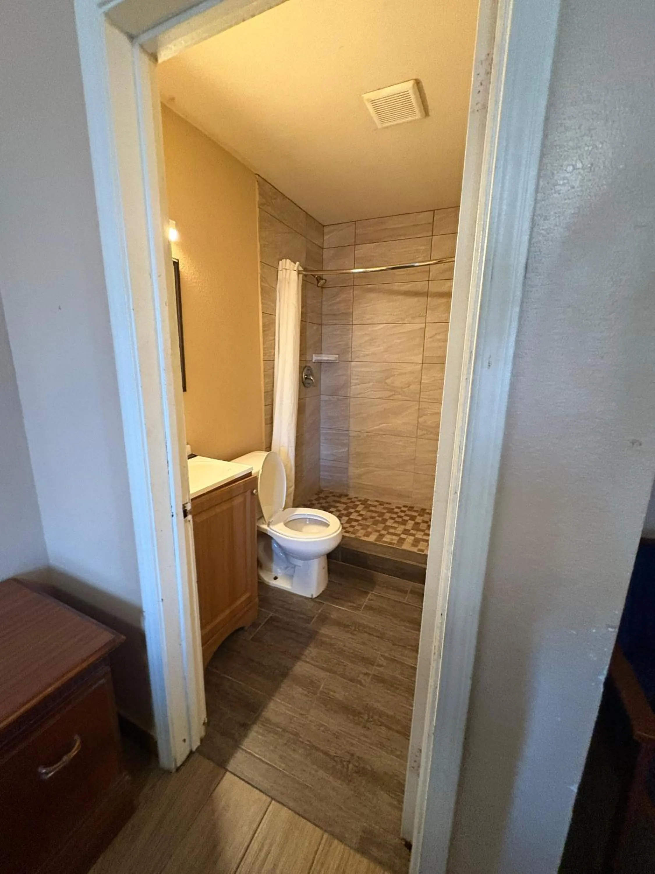 Bathroom in SE'Air Motel By Townhouse Corpus Christi - Padre Island Tx