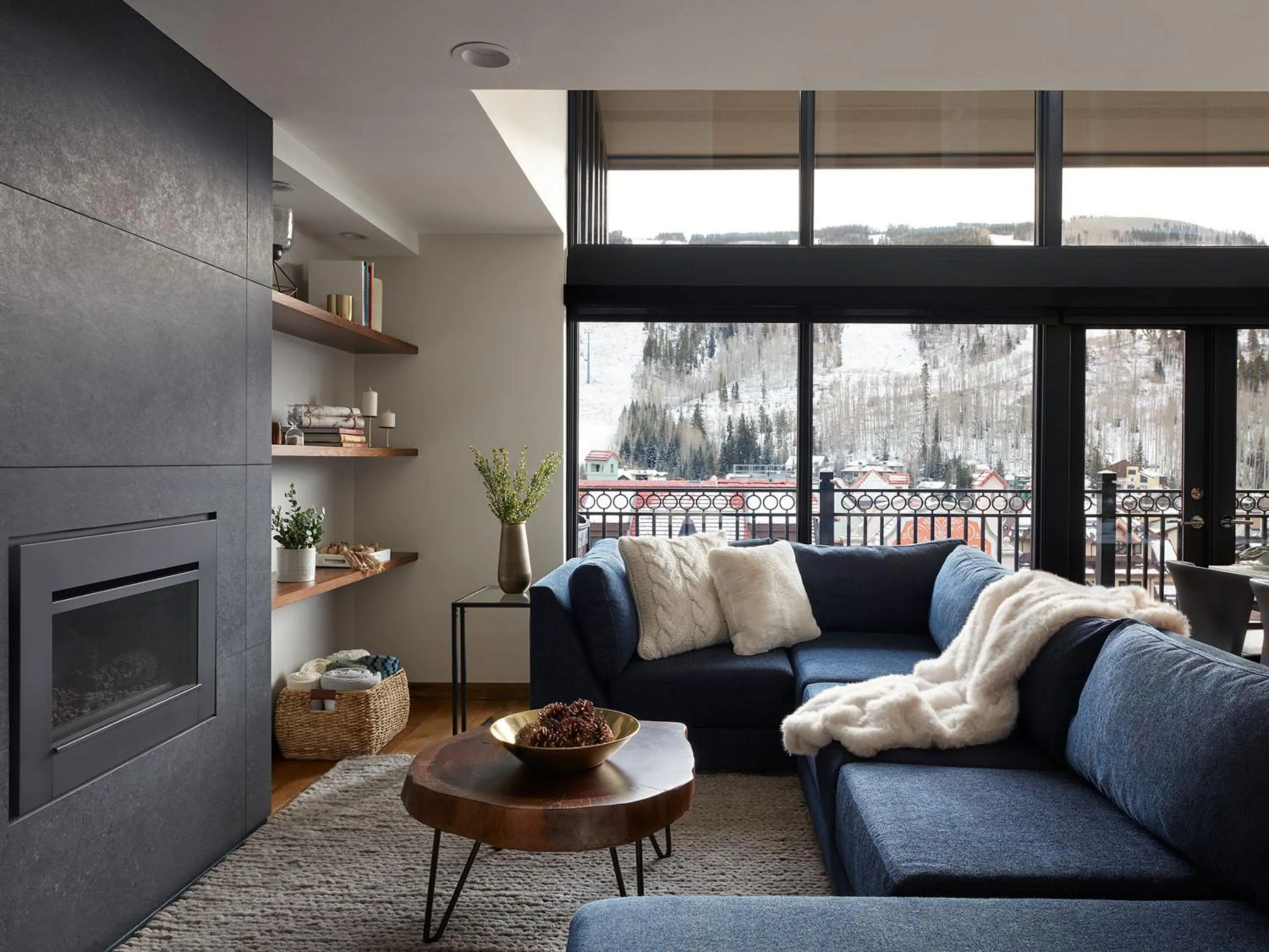 Living room in The Landmark