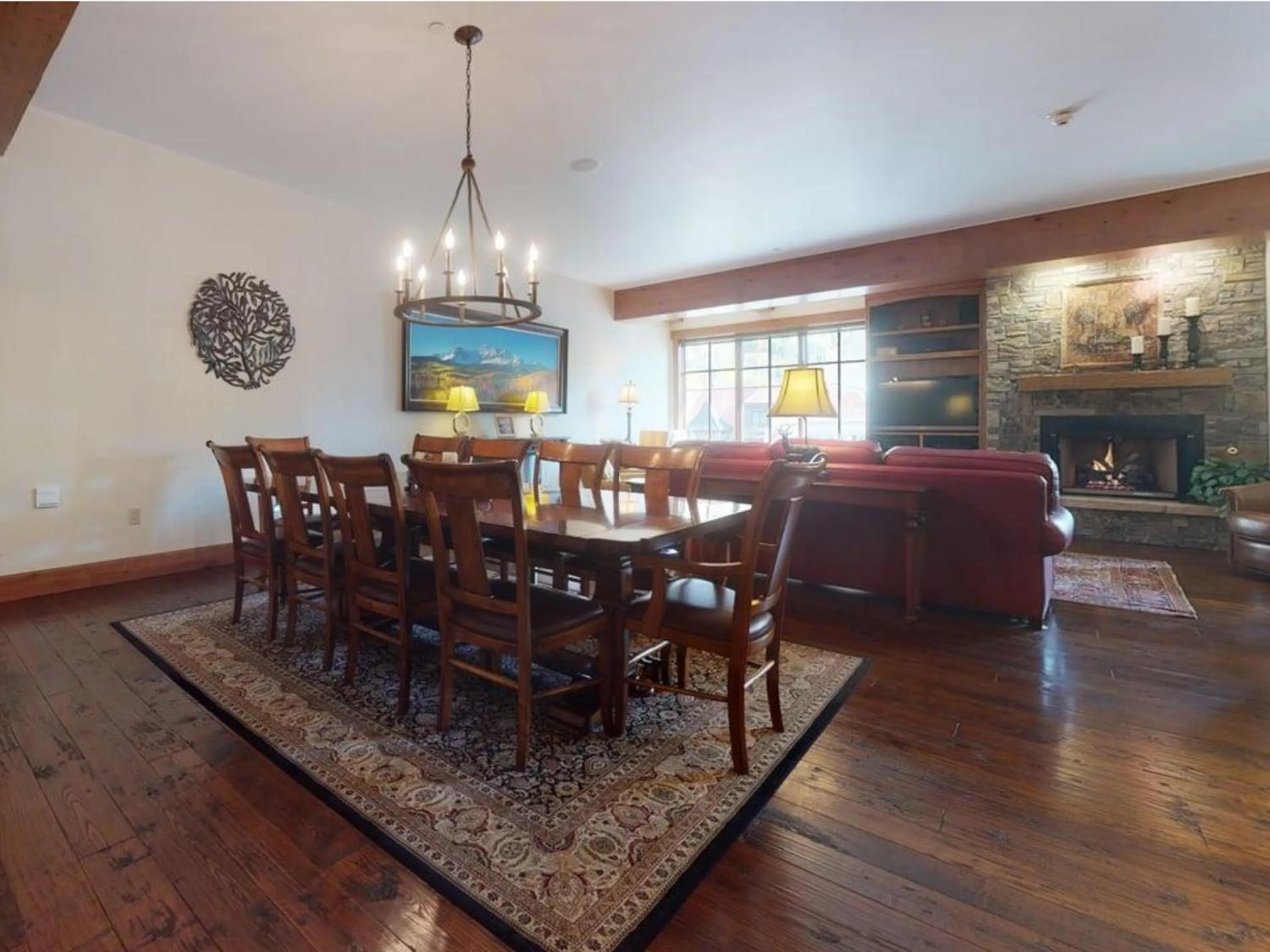 Living room in The Landmark