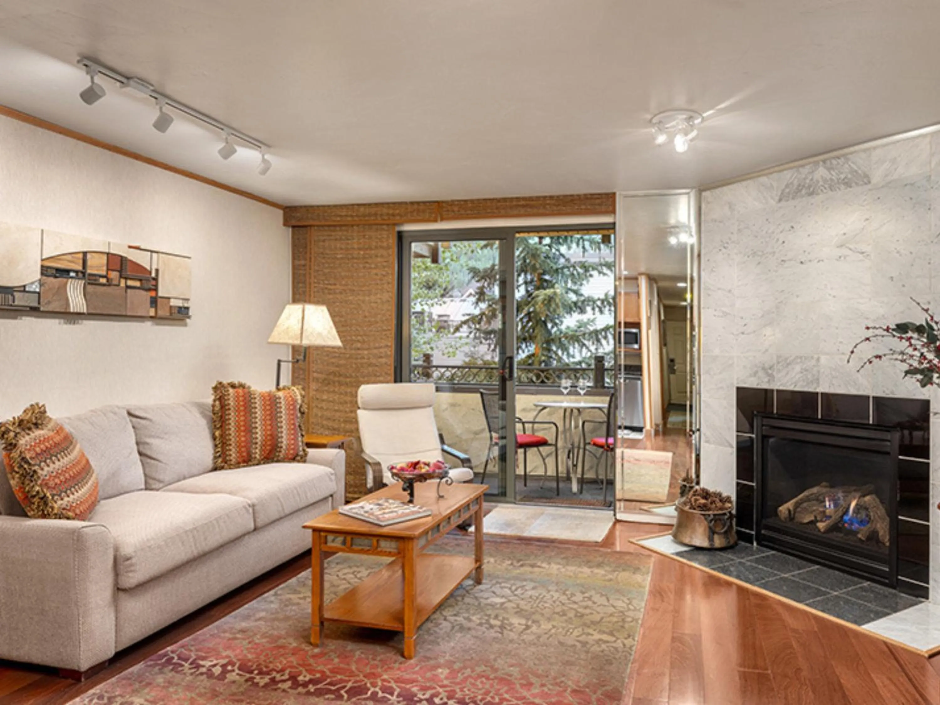 Living room in The Landmark