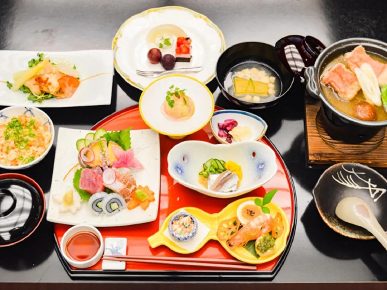 Food in LiVEMAX RESORT Jogasaki Kaigan