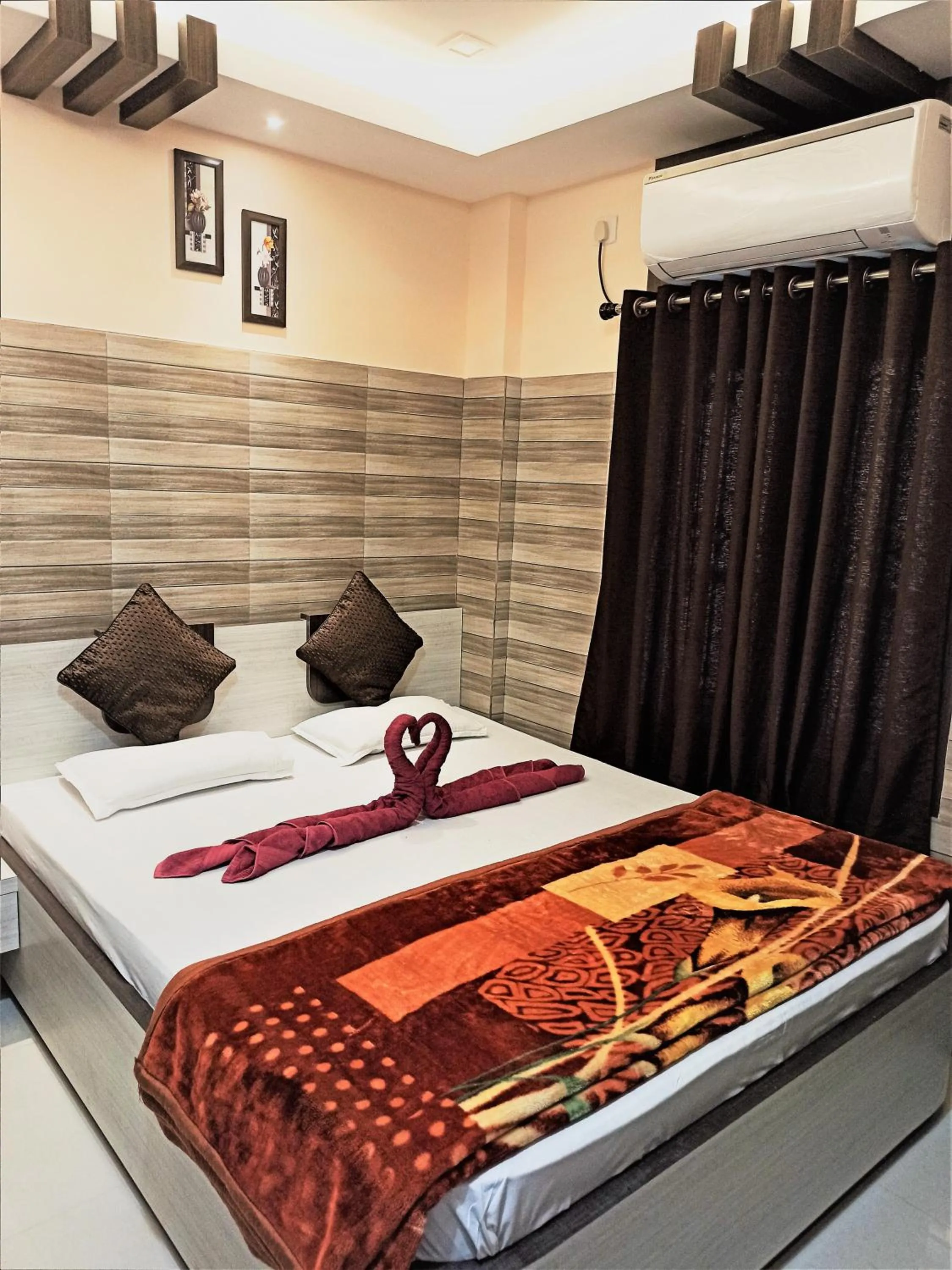 Bed in Hotel Prince B