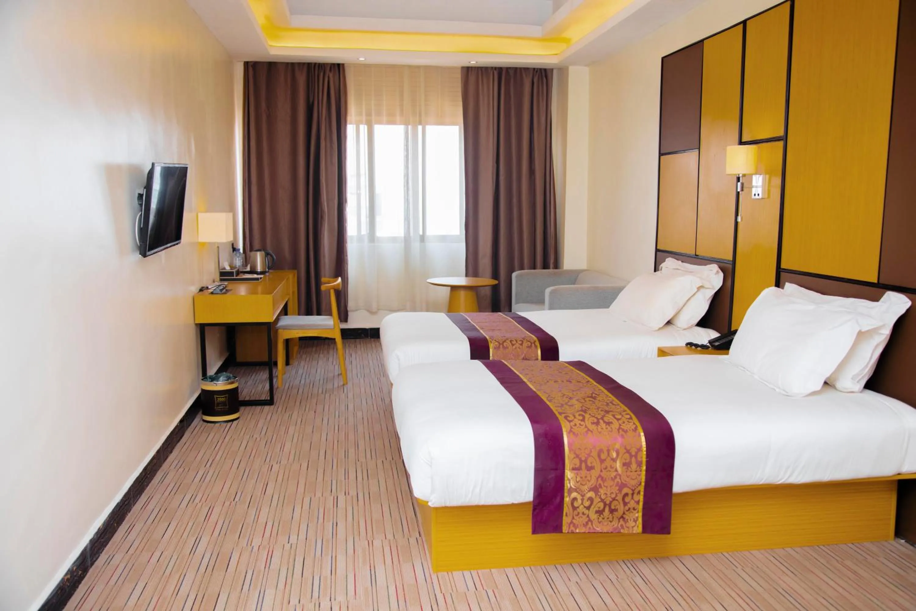 Photo of the whole room, Bed in 2000 Hotel Downtown Kigali